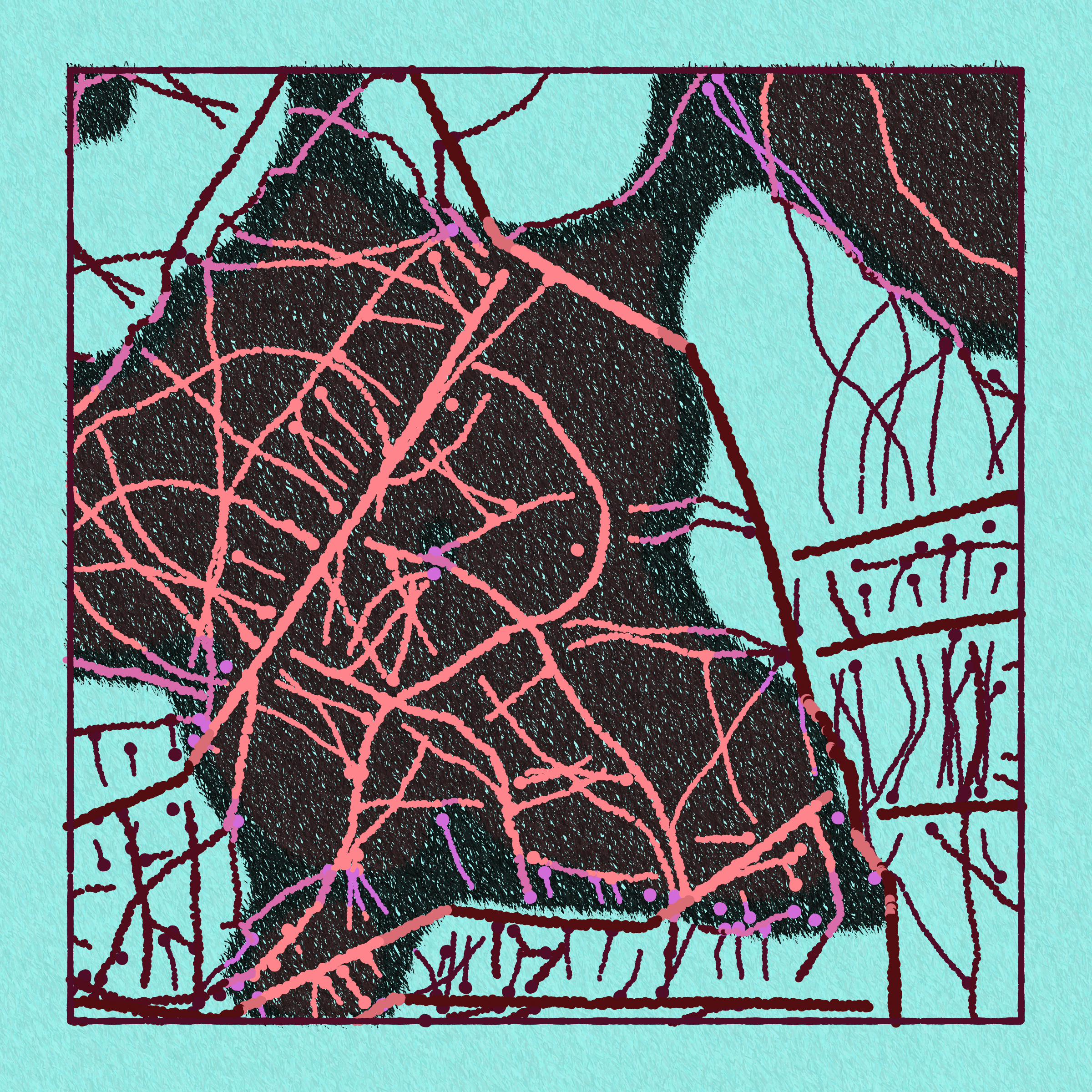 Art Blocks - Art Blocks v2 - Maps of Nothing #520 - NFT # 316000520