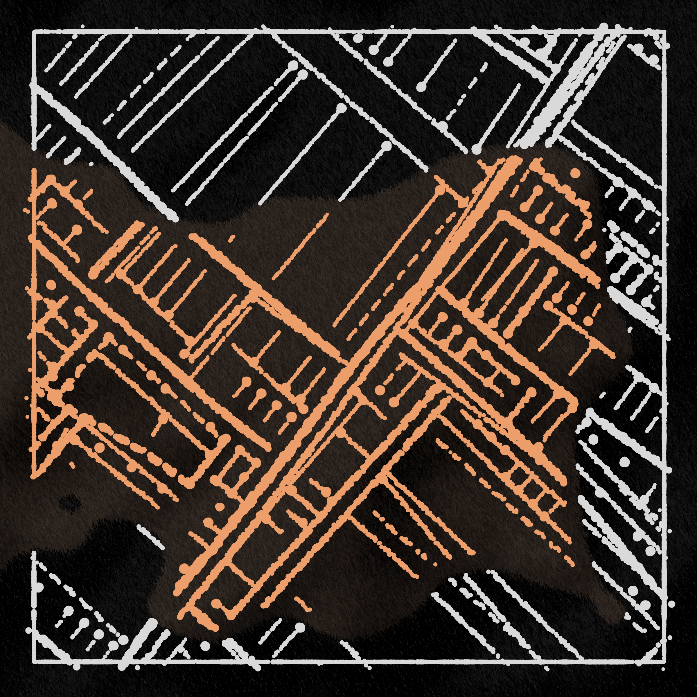 Art Blocks - Art Blocks v2 - Maps of Nothing #528 - NFT # 316000528