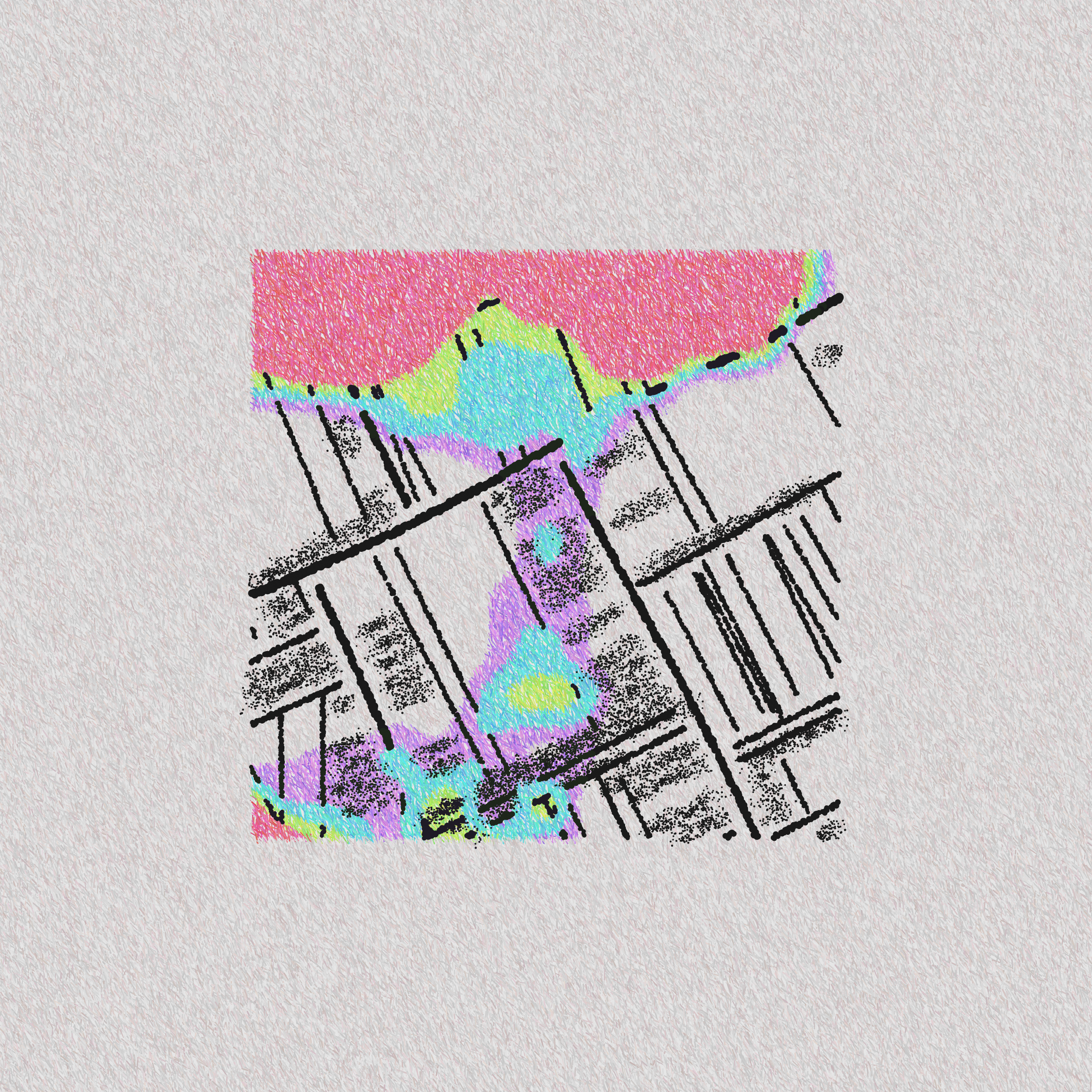 Art Blocks - Art Blocks v2 - Maps of Nothing #534 - NFT # 316000534