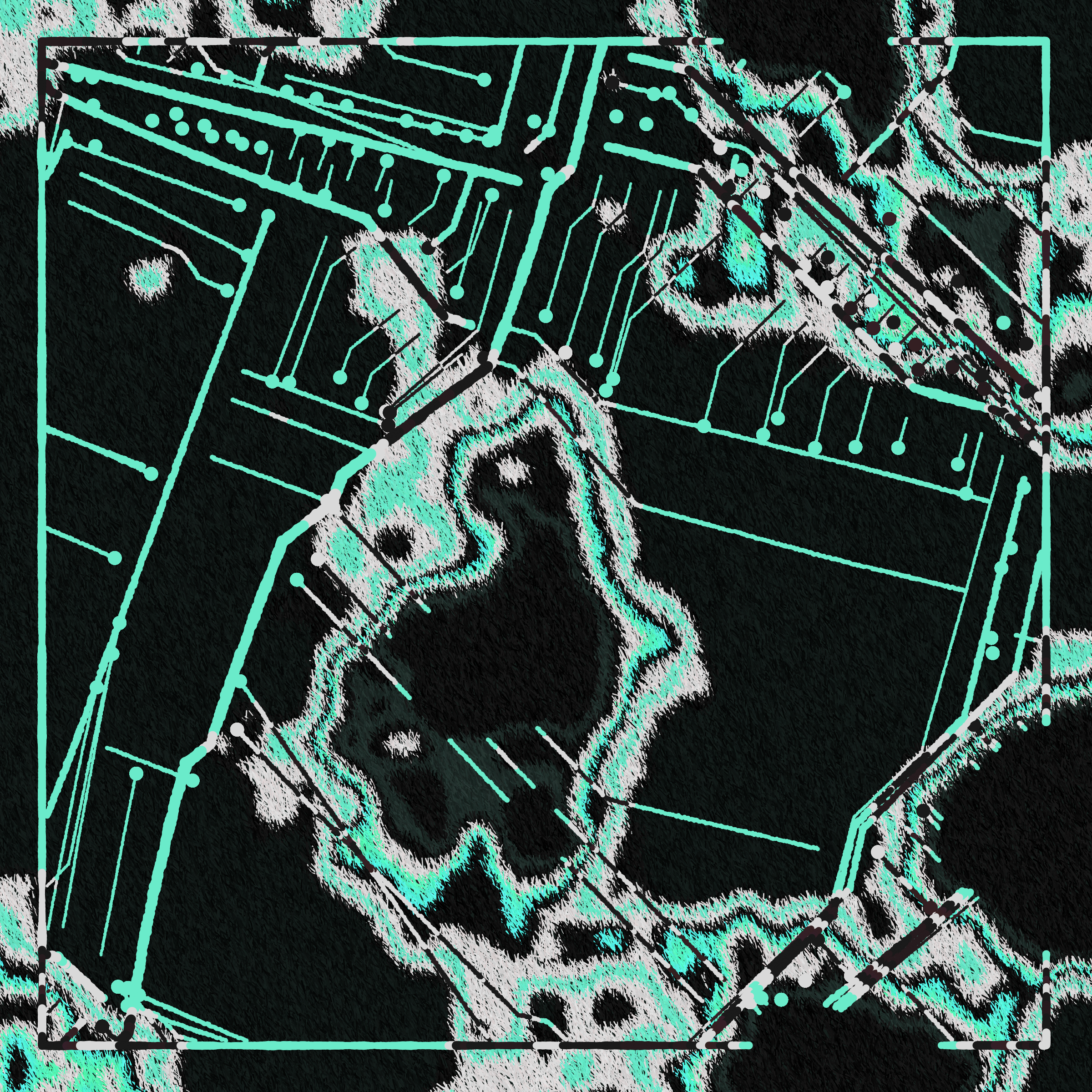 Art Blocks - Art Blocks v2 - Maps of Nothing #547 - NFT # 316000547