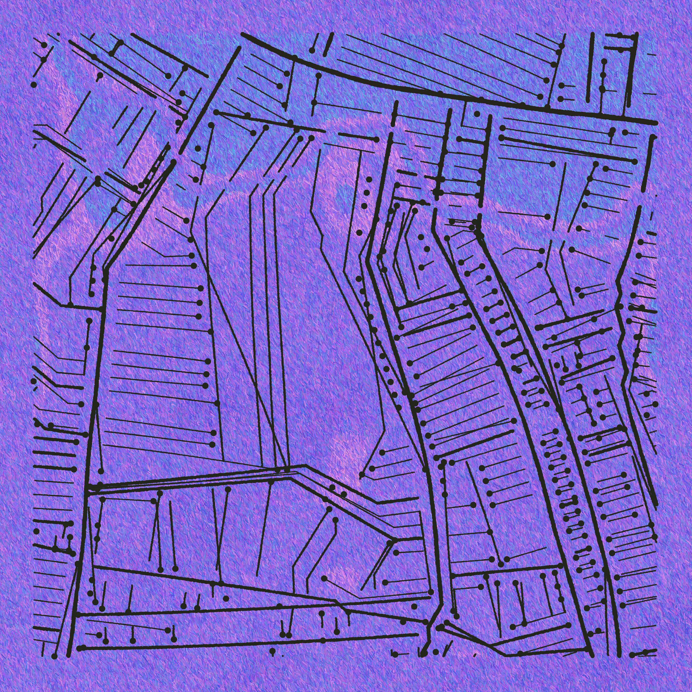 Art Blocks - Art Blocks v2 - Maps of Nothing #548 - NFT # 316000548