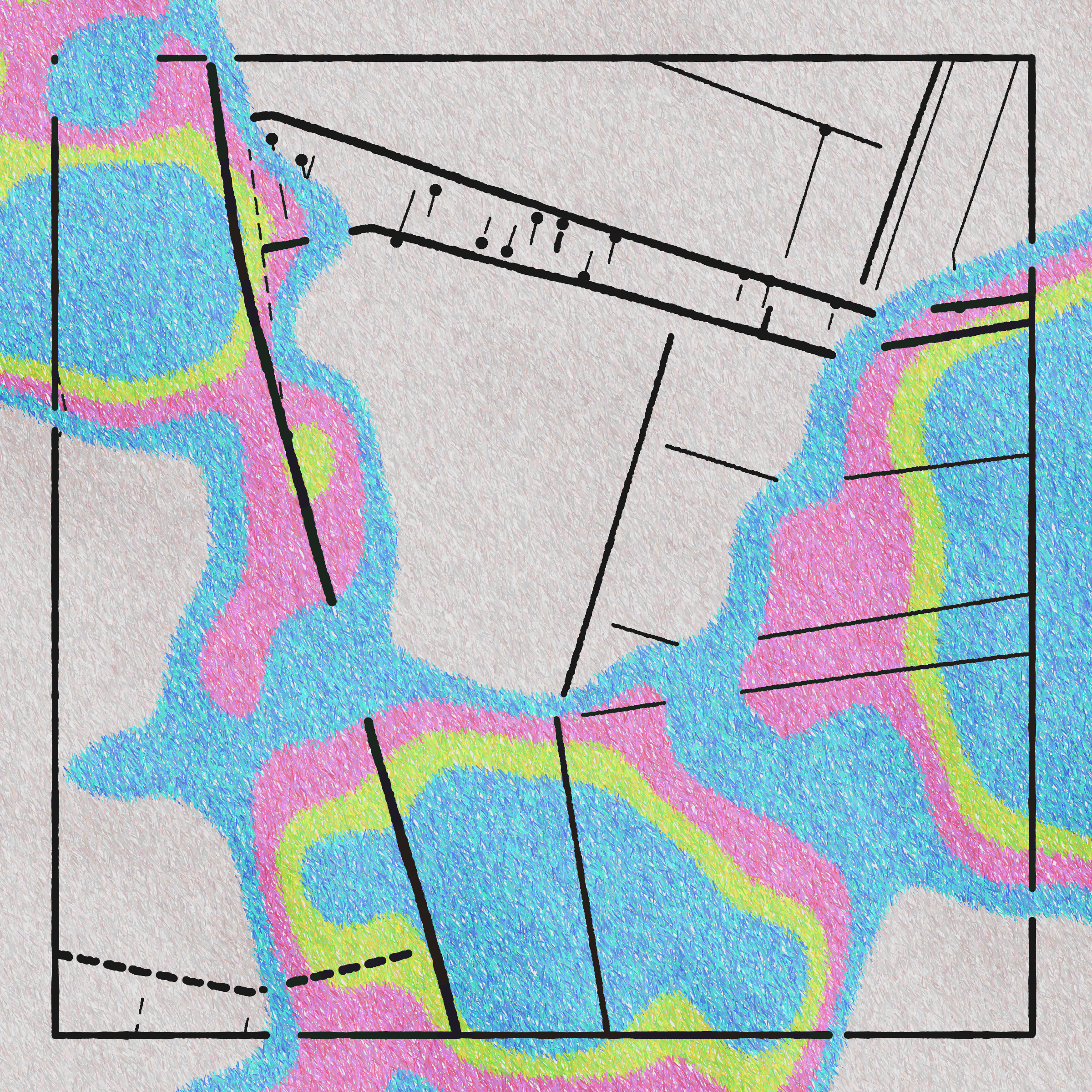 Art Blocks - Art Blocks v2 - Maps of Nothing #549 - NFT # 316000549