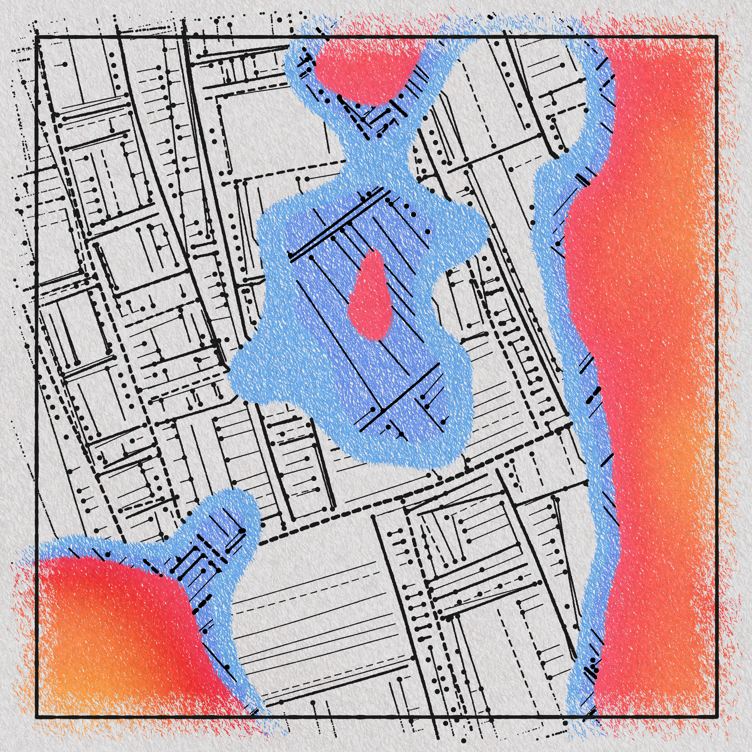 Art Blocks - Art Blocks v2 - Maps of Nothing #551 - NFT # 316000551