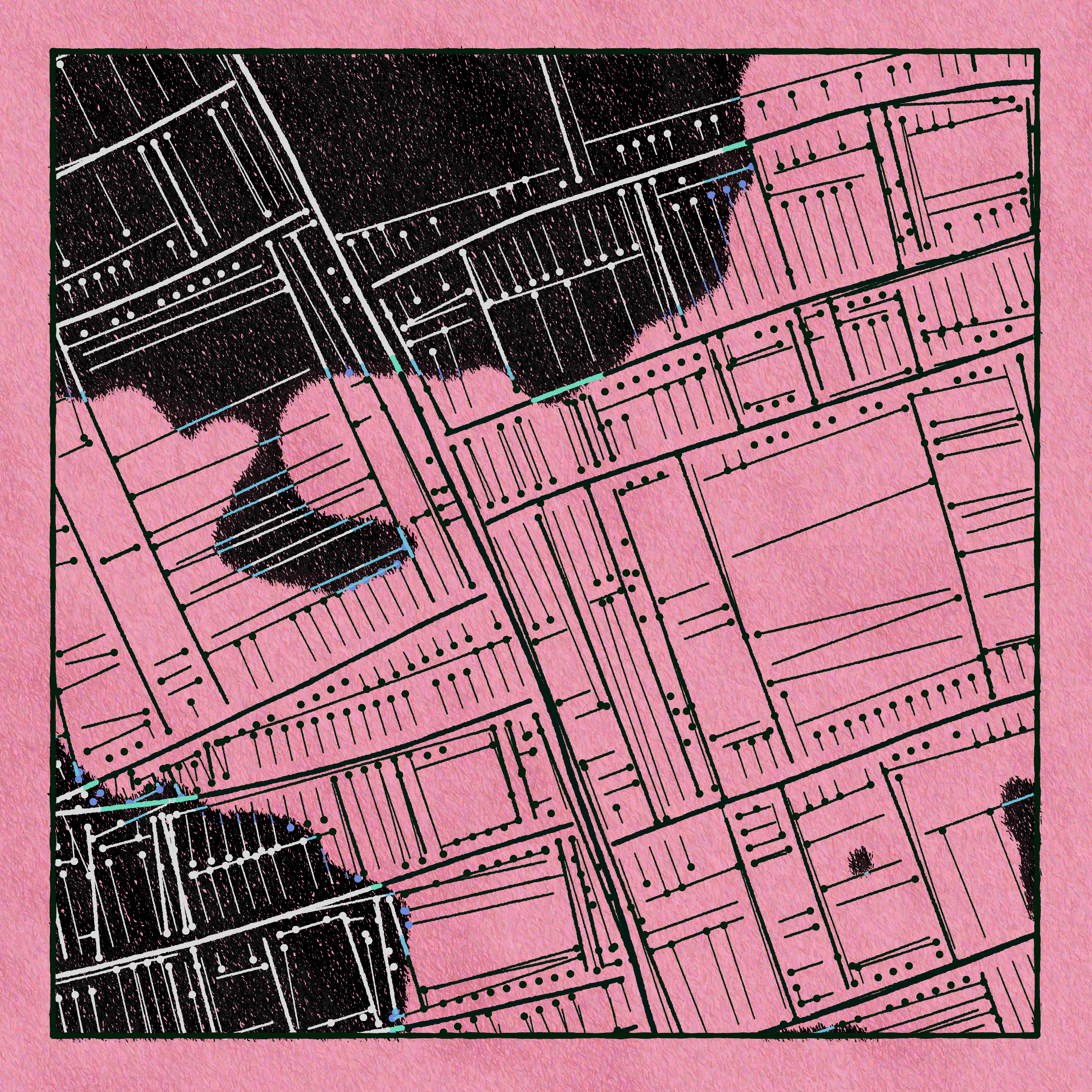 Art Blocks - Art Blocks v2 - Maps of Nothing #552 - NFT # 316000552