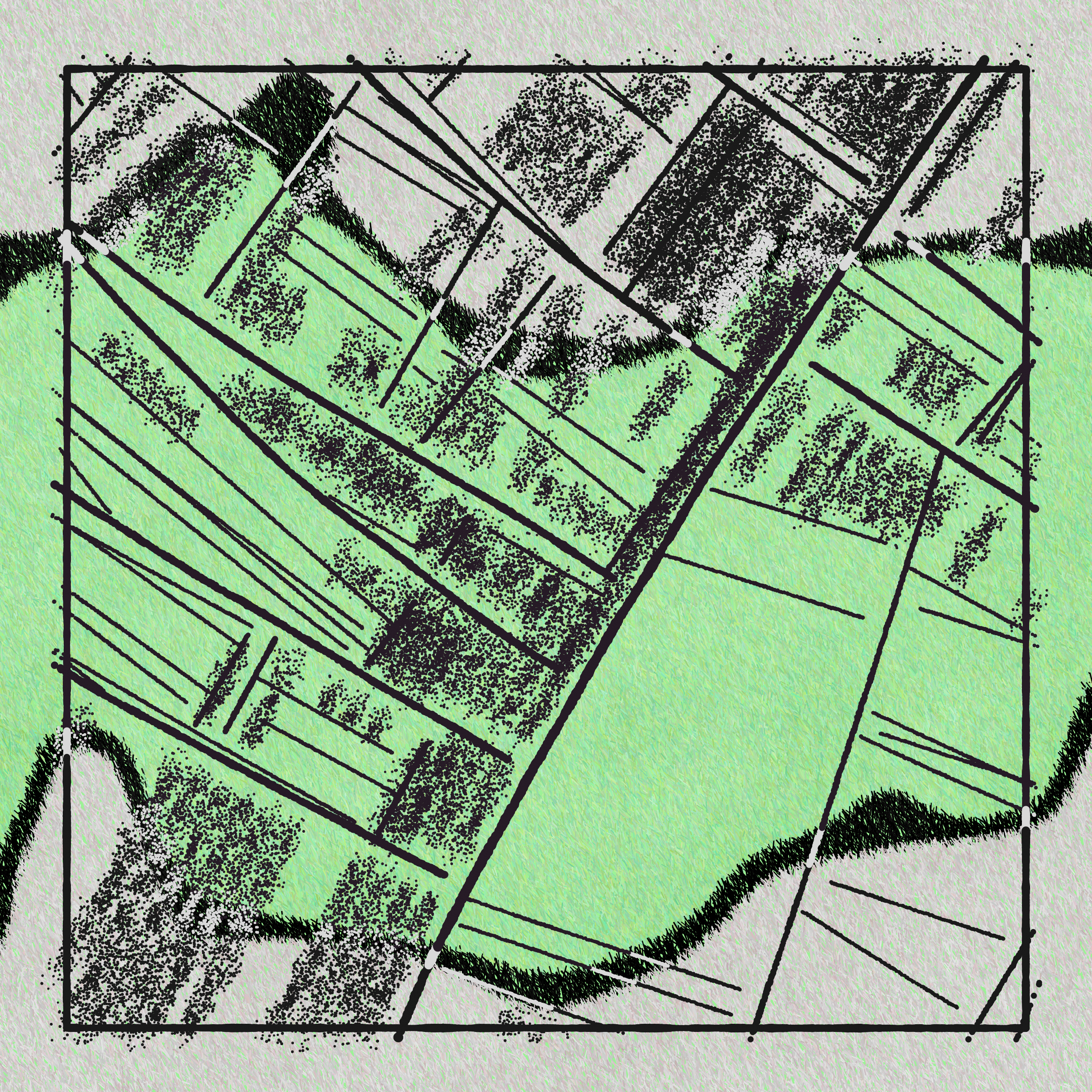 Art Blocks - Art Blocks v2 - Maps of Nothing #555 - NFT # 316000555