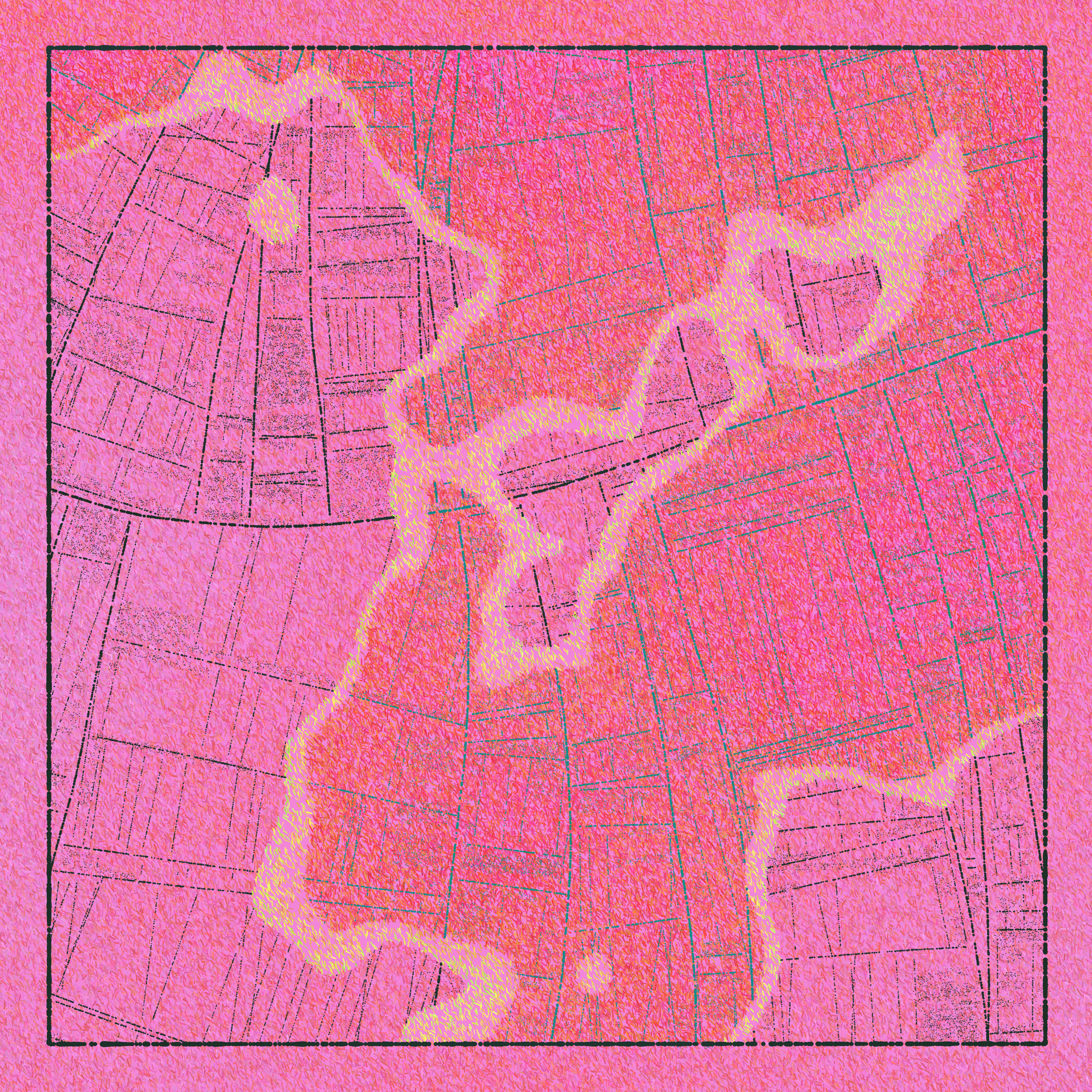 Art Blocks - Art Blocks v2 - Maps of Nothing #556 - NFT # 316000556