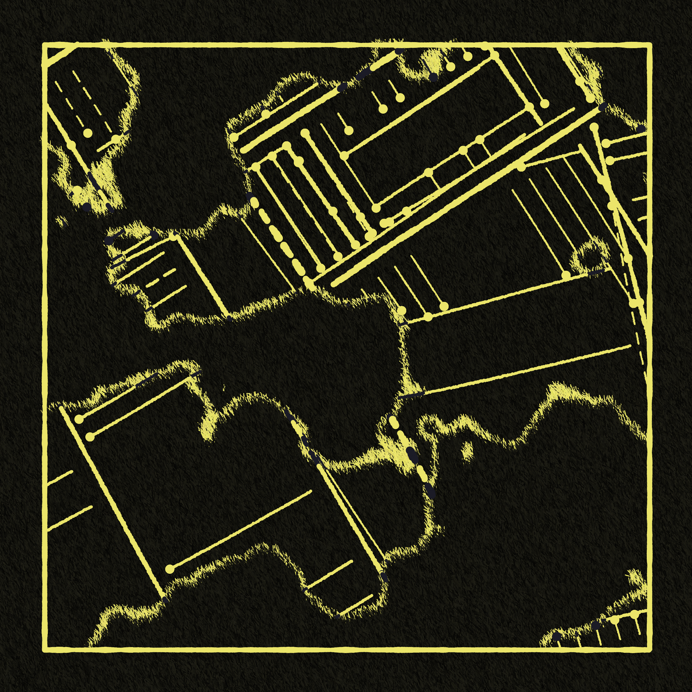 Art Blocks - Art Blocks v2 - Maps of Nothing #558 - NFT # 316000558