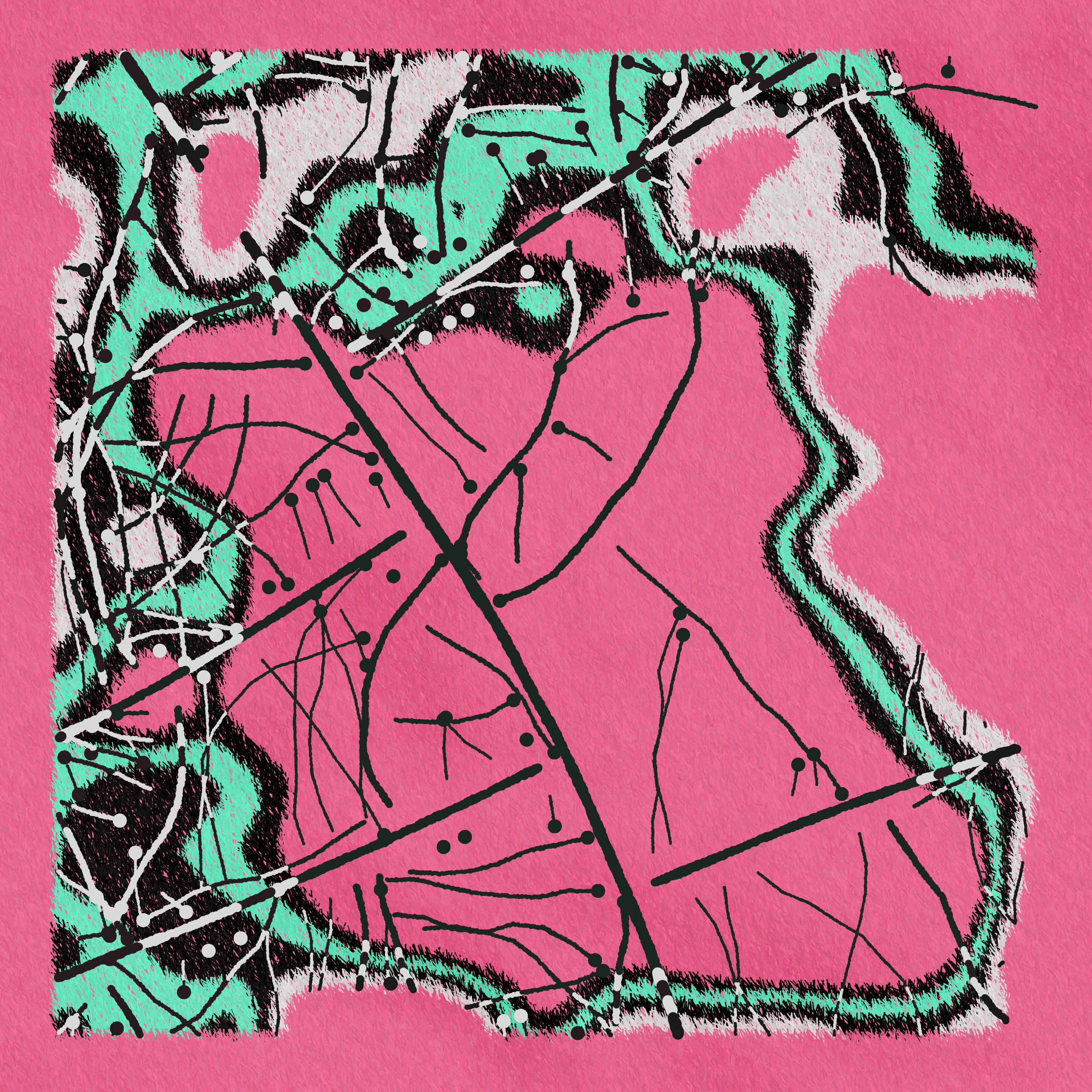 Art Blocks - Art Blocks v2 - Maps of Nothing #562 - NFT # 316000562