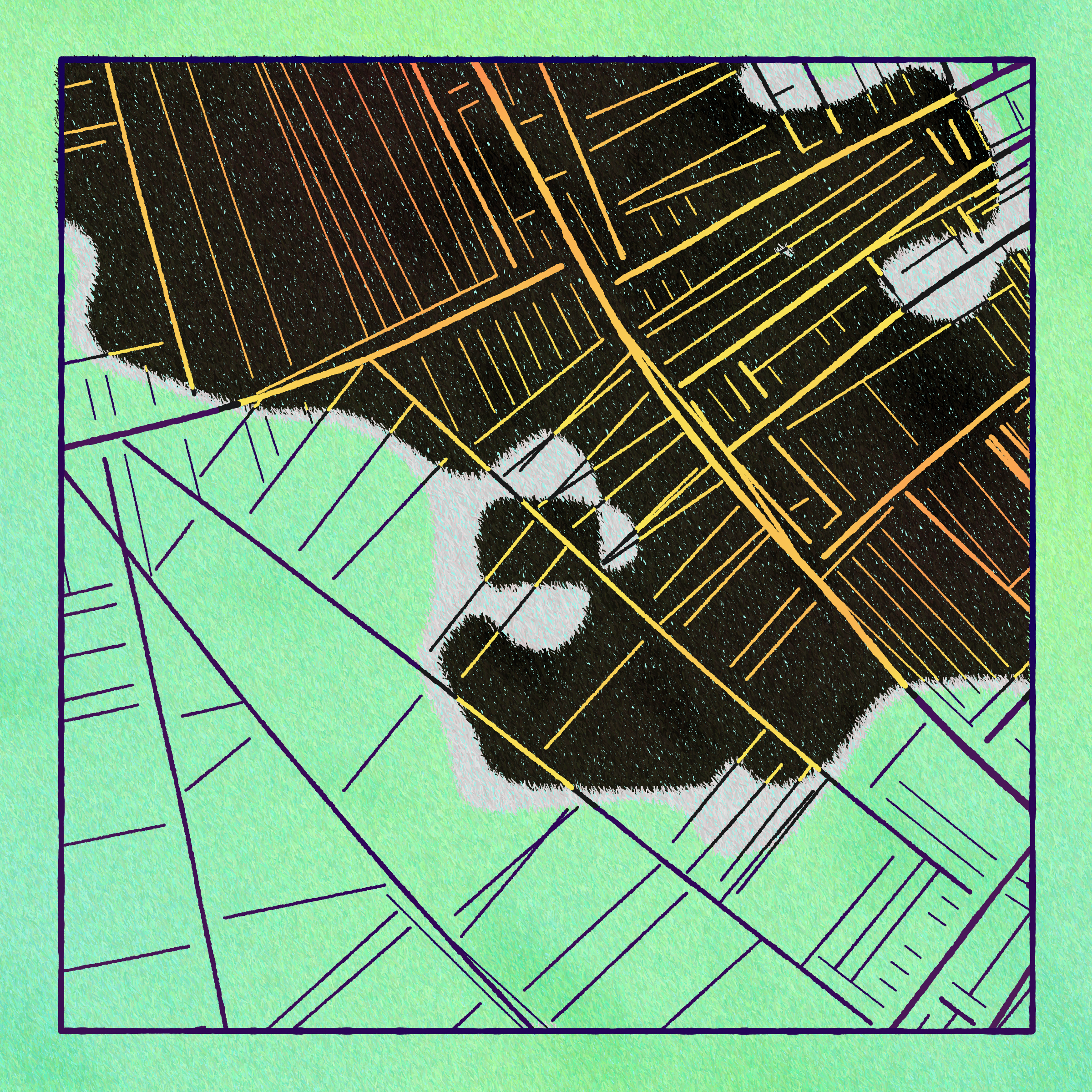 Art Blocks - Art Blocks v2 - Maps of Nothing #565 - NFT # 316000565