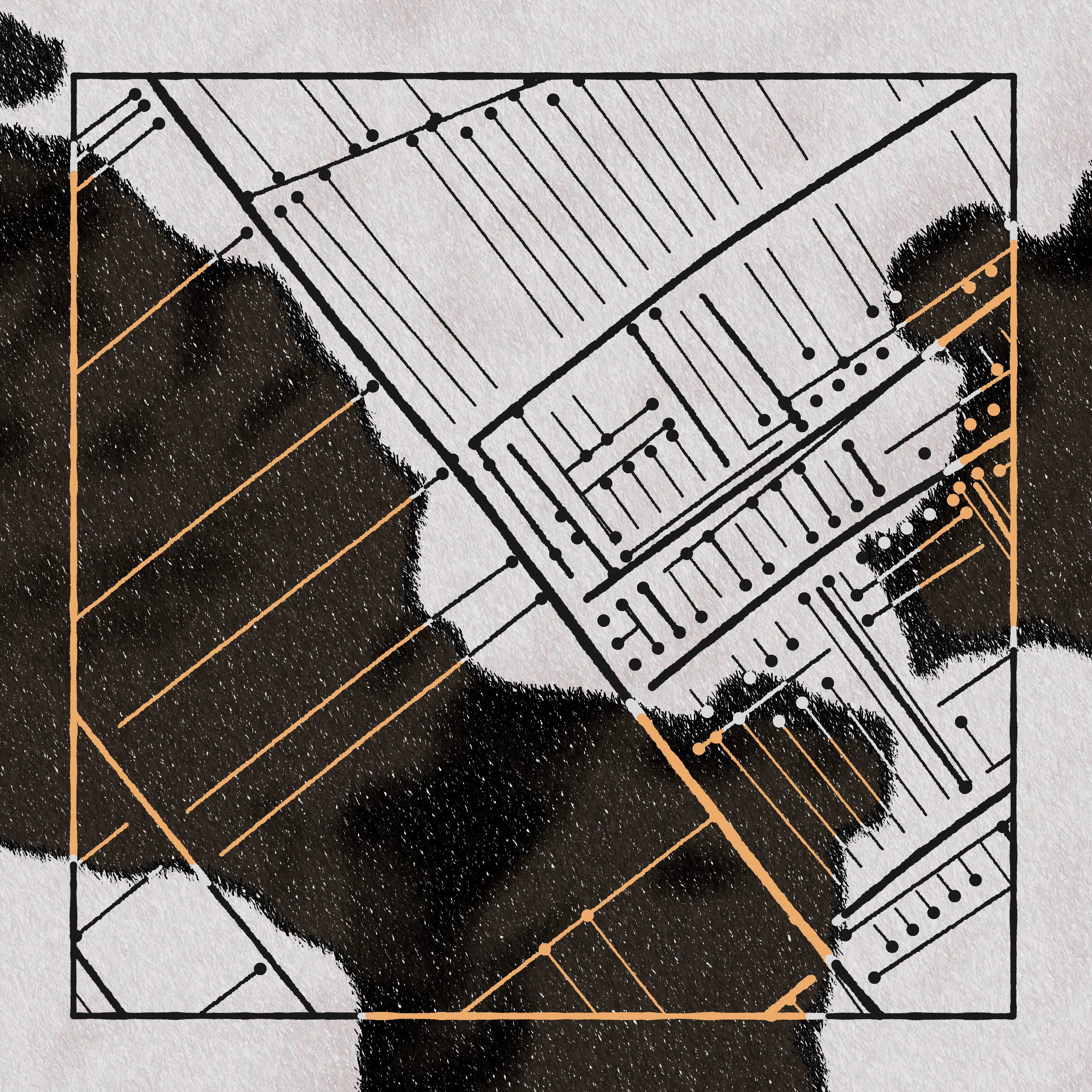 Art Blocks - Art Blocks v2 - Maps of Nothing #567 - NFT # 316000567