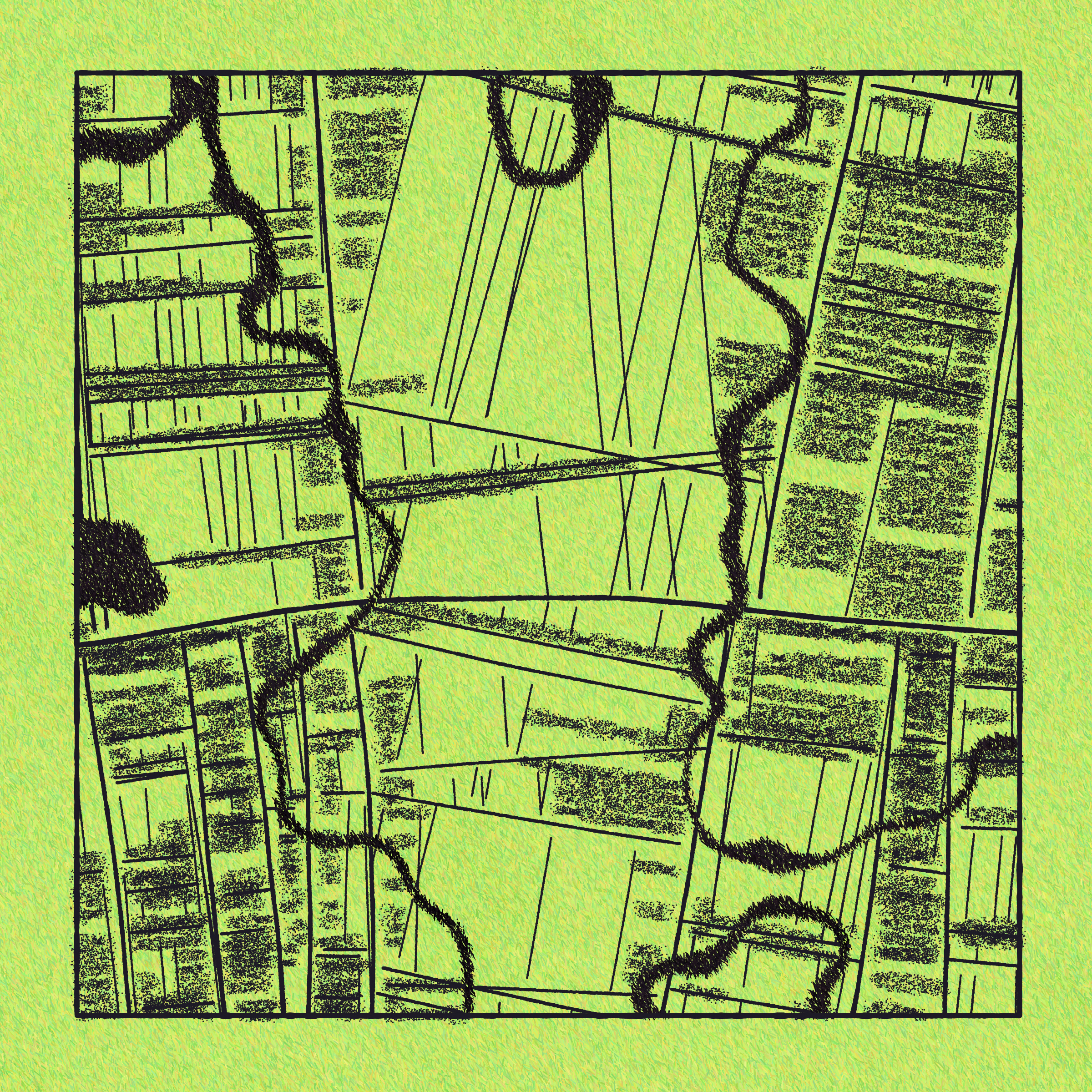 Art Blocks - Art Blocks v2 - Maps of Nothing #588 - NFT # 316000588