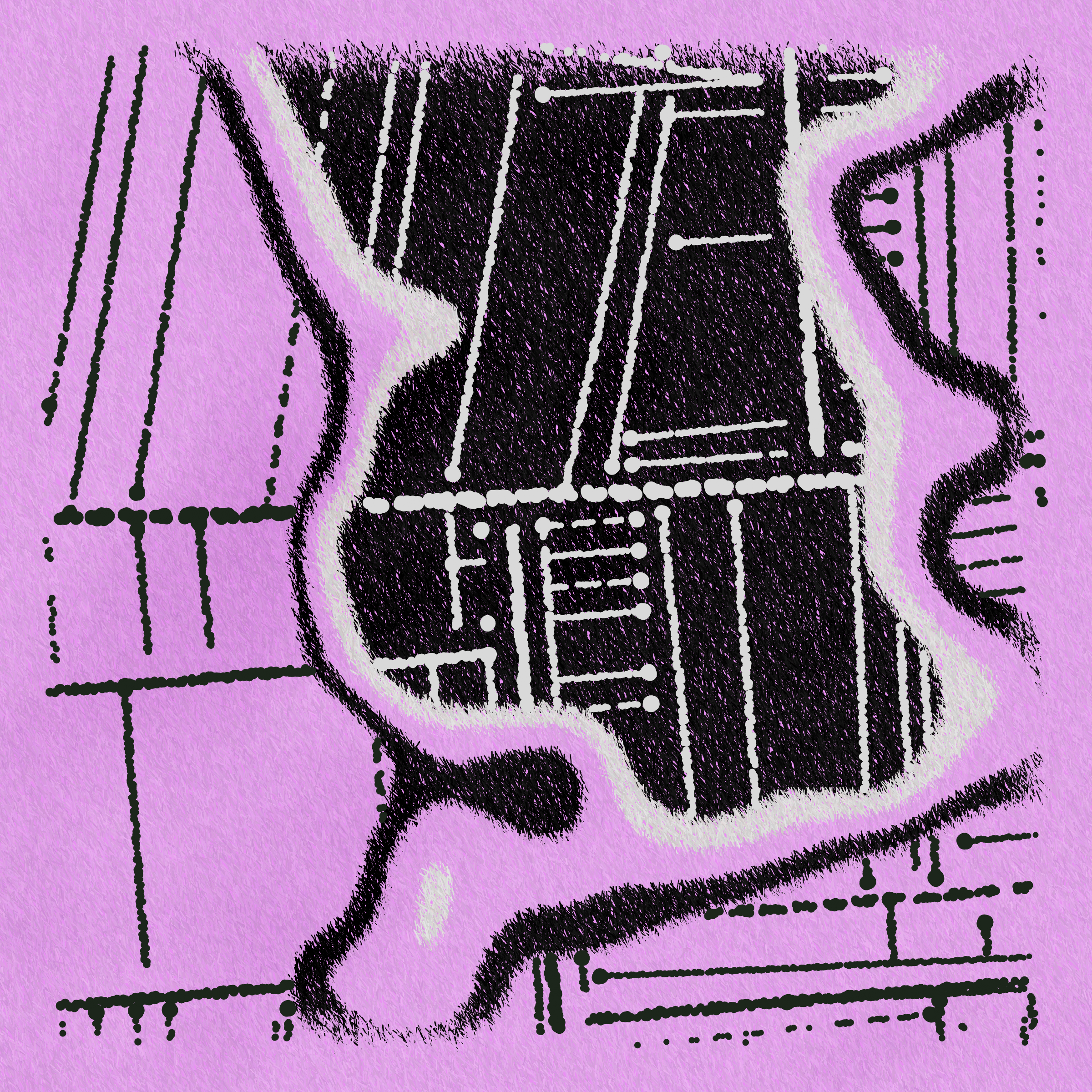 Art Blocks - Art Blocks v2 - Maps of Nothing #595 - NFT # 316000595