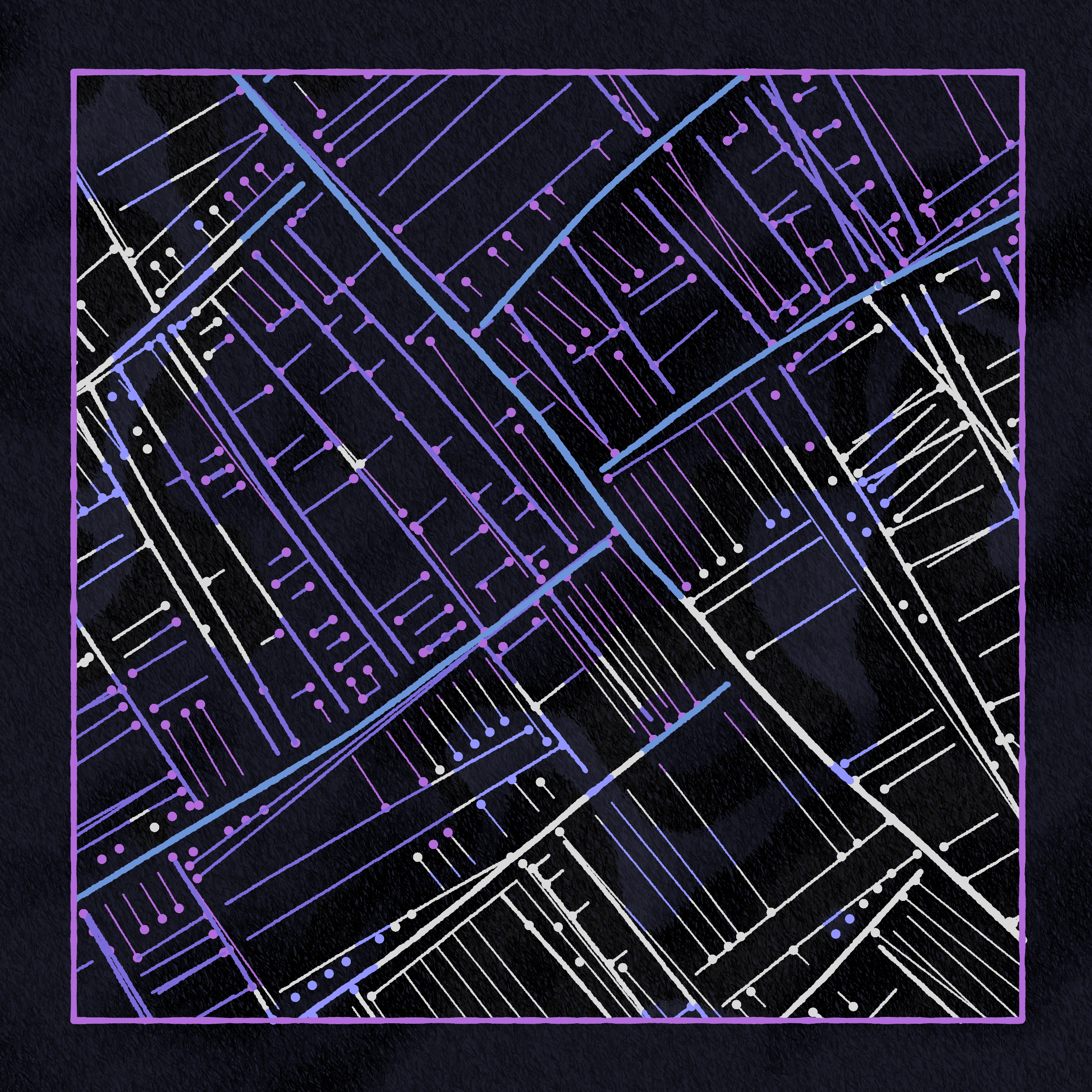 Art Blocks - Art Blocks v2 - Maps of Nothing #601 - NFT # 316000601