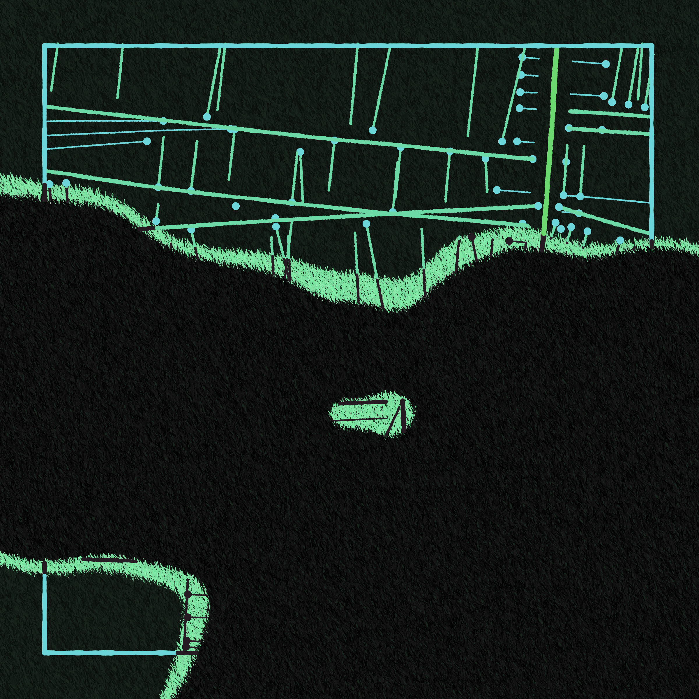 Art Blocks - Art Blocks v2 - Maps of Nothing #602 - NFT # 316000602