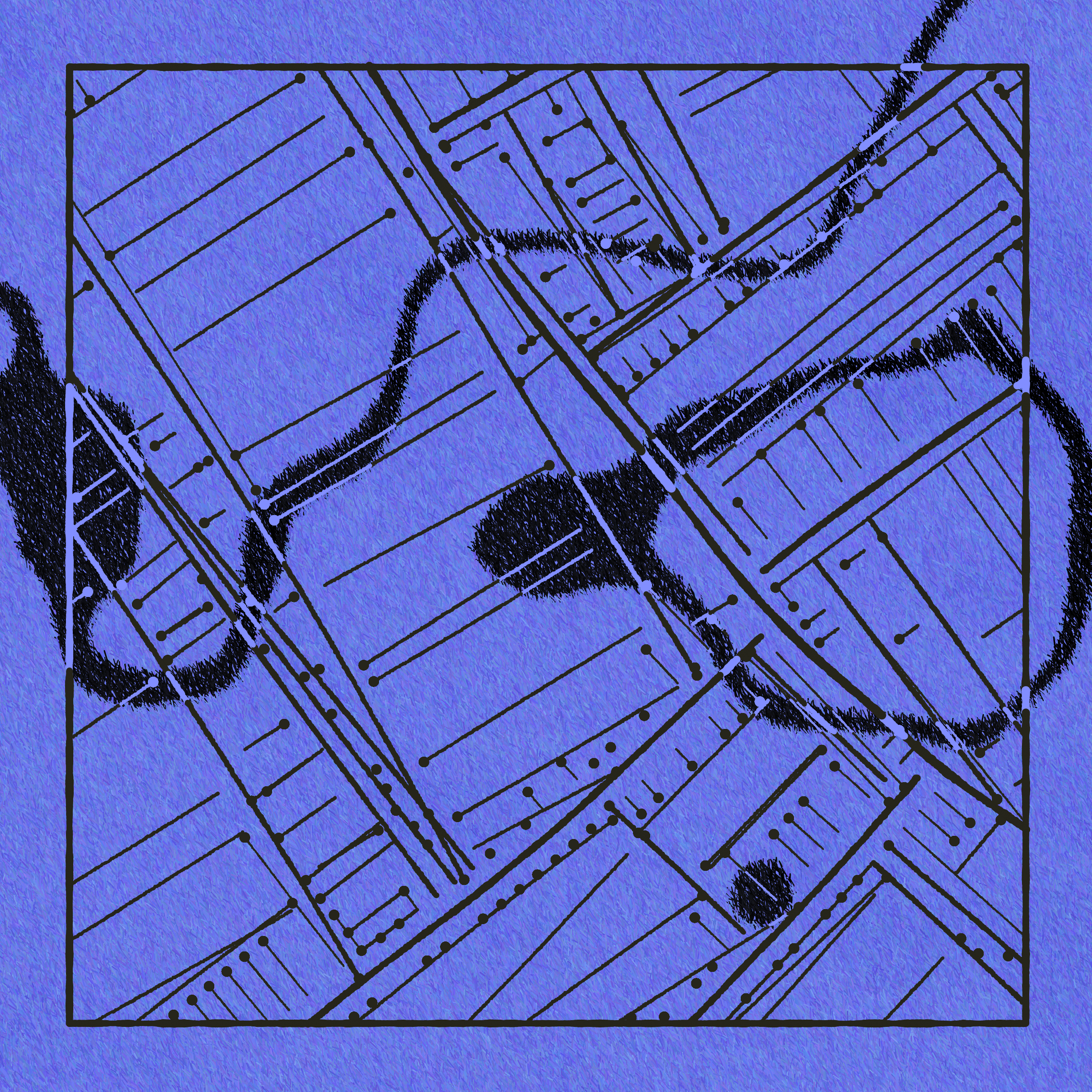 Art Blocks - Art Blocks v2 - Maps of Nothing #603 - NFT # 316000603