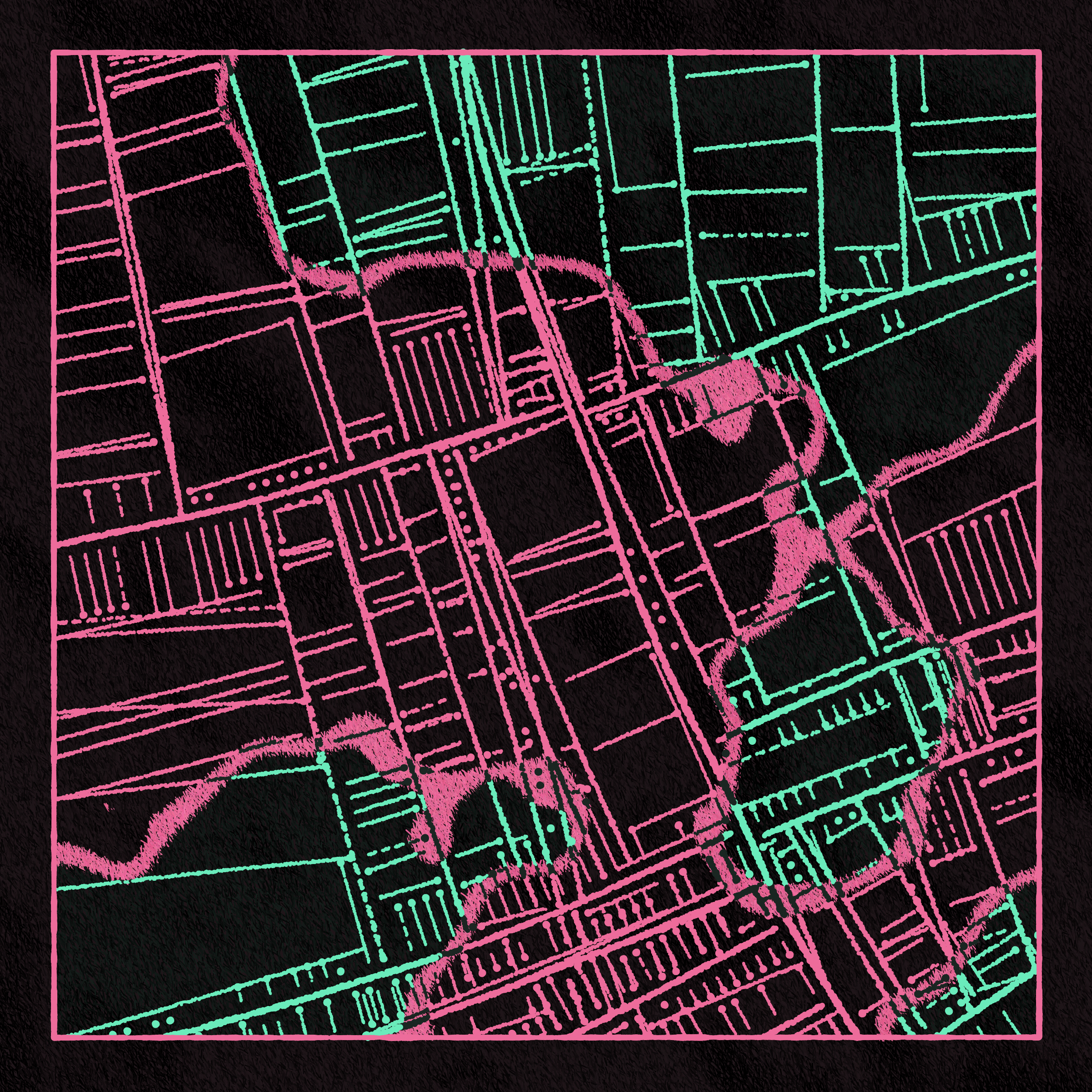 Art Blocks - Art Blocks v2 - Maps of Nothing #606 - NFT # 316000606