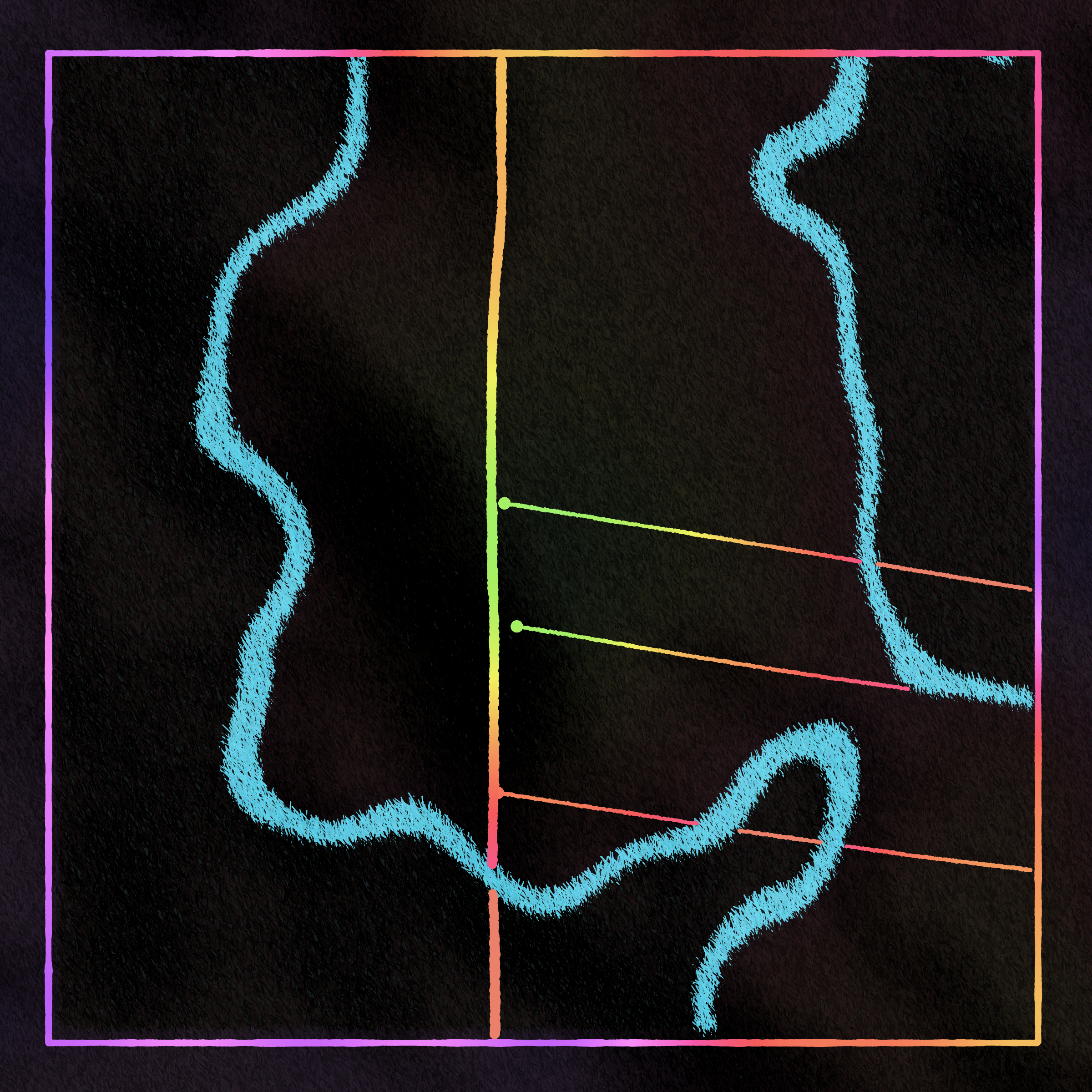 Art Blocks - Art Blocks v2 - Maps of Nothing #609 - NFT # 316000609