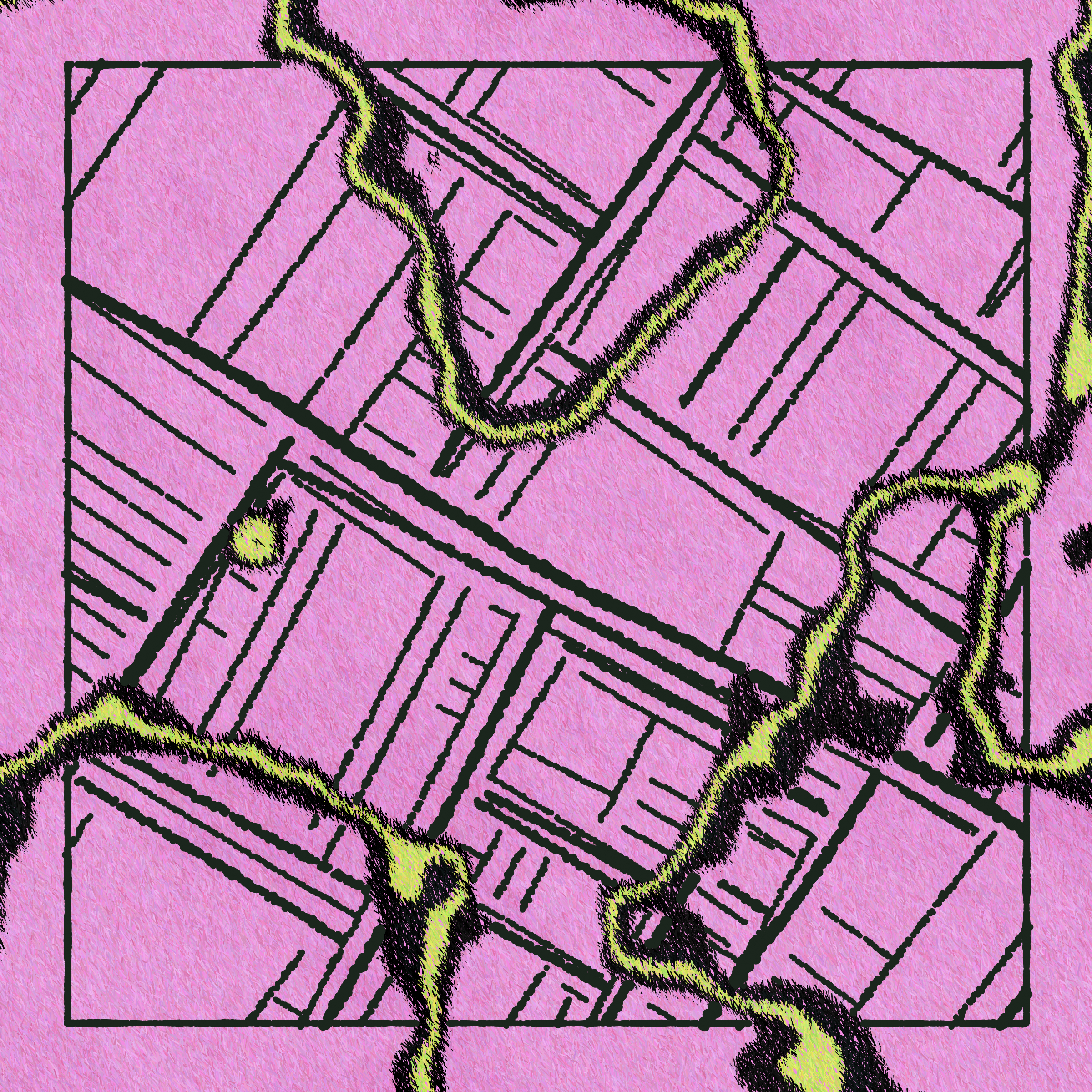 Art Blocks - Art Blocks v2 - Maps of Nothing #611 - NFT # 316000611