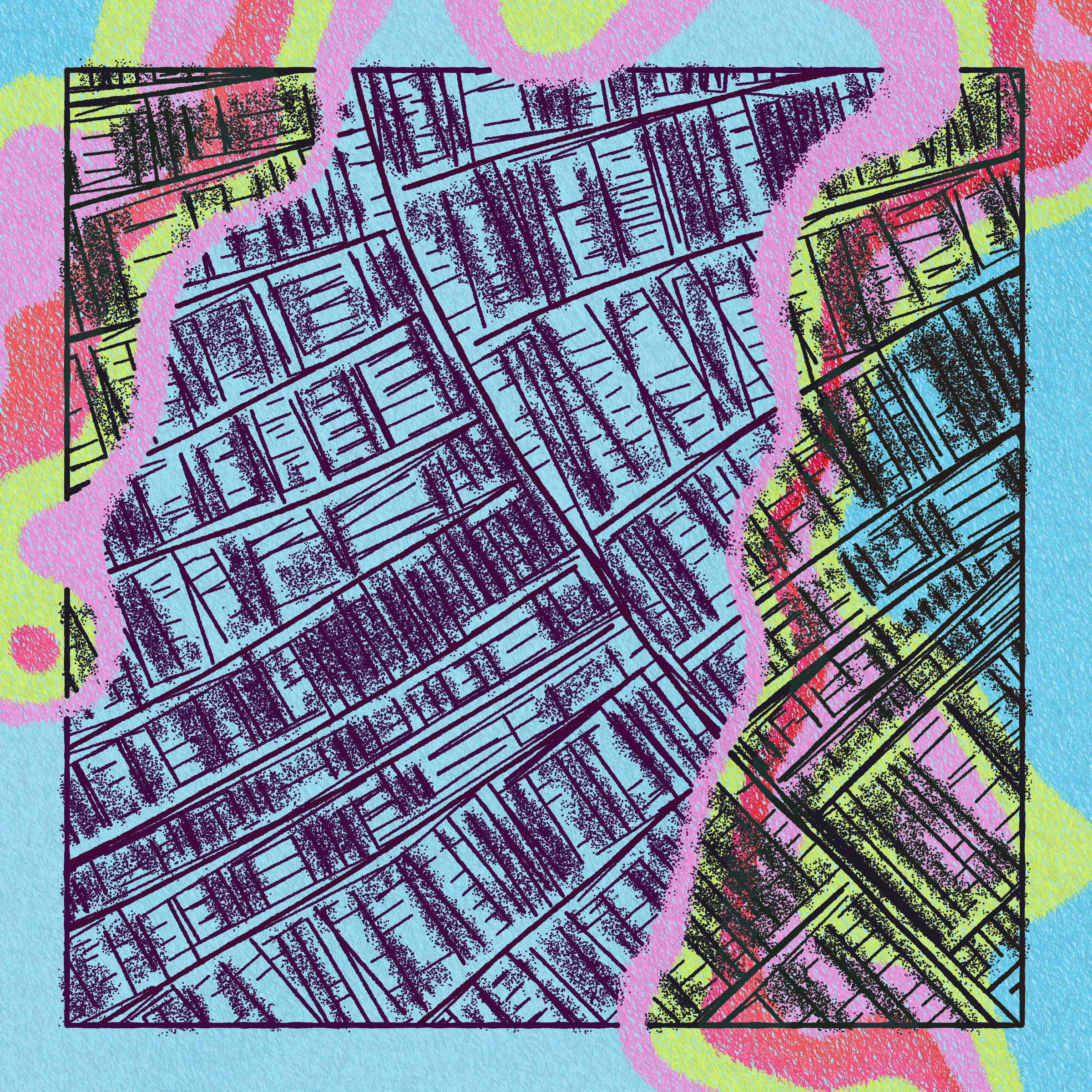 Art Blocks - Art Blocks v2 - Maps of Nothing #617 - NFT # 316000617