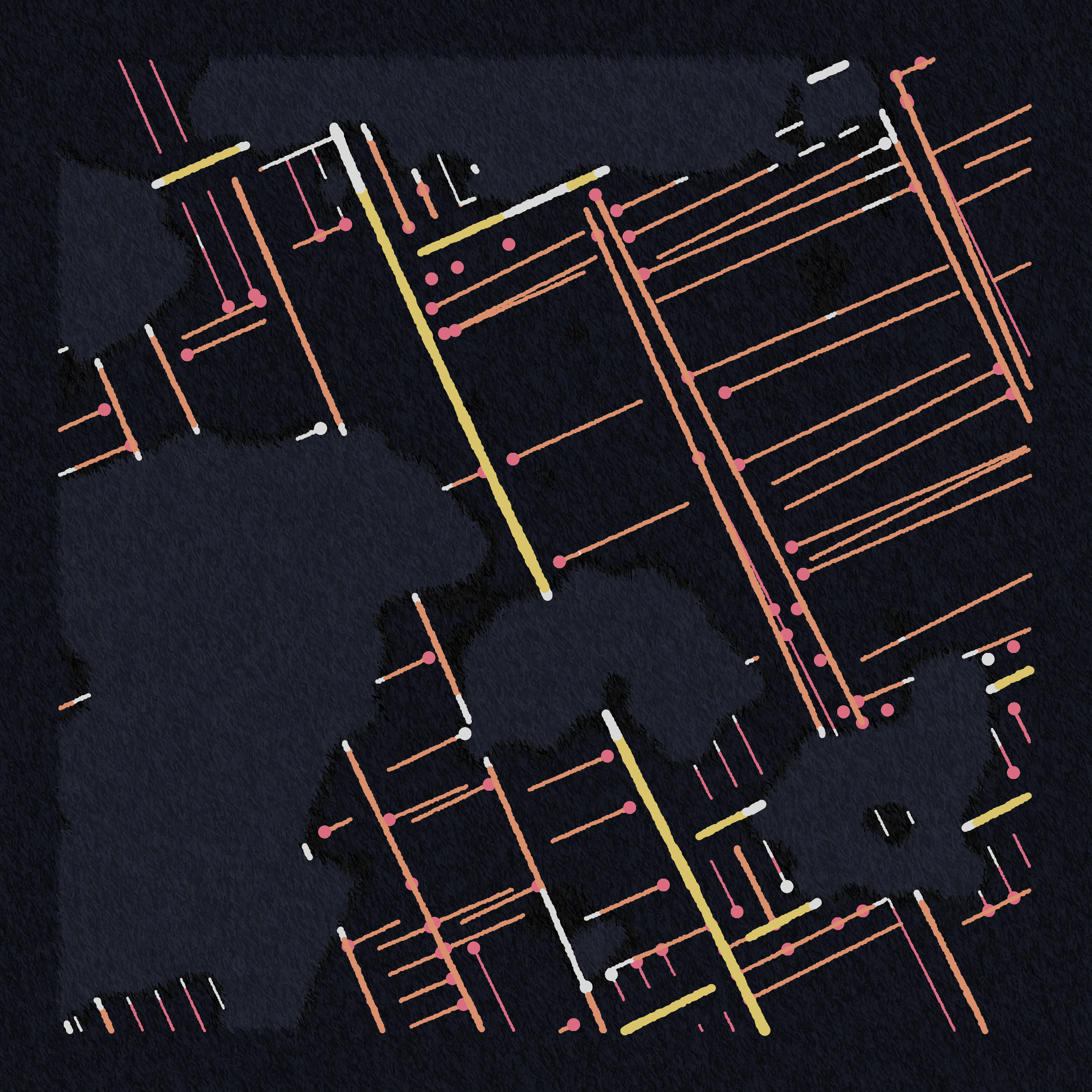 Art Blocks - Art Blocks v2 - Maps of Nothing #620 - NFT # 316000620