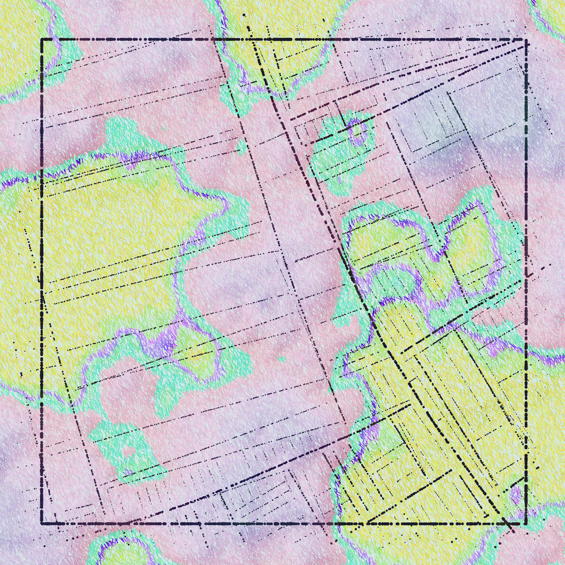 Art Blocks - Art Blocks v2 - Maps of Nothing #621 - NFT # 316000621