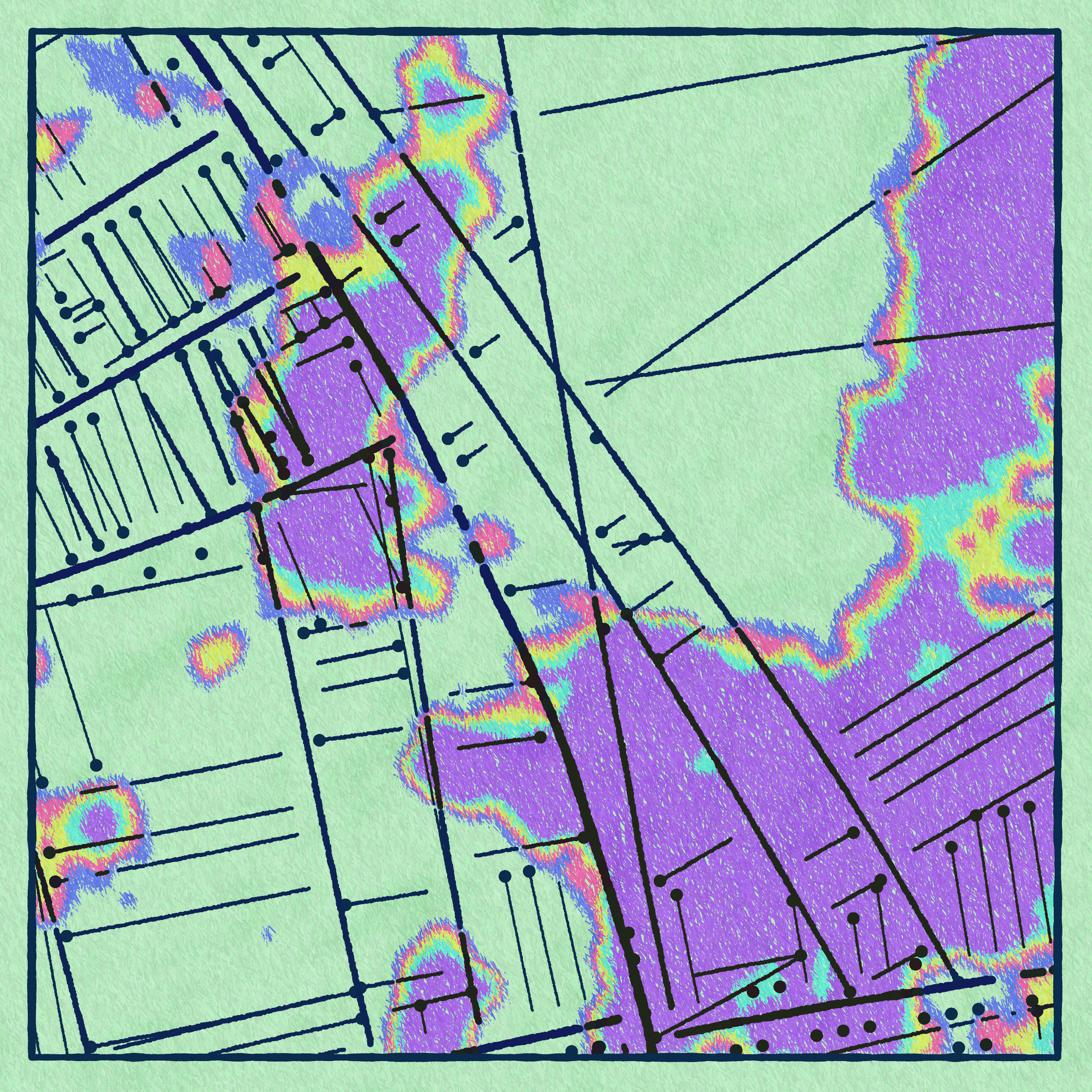 Art Blocks - Art Blocks v2 - Maps of Nothing #623 - NFT # 316000623
