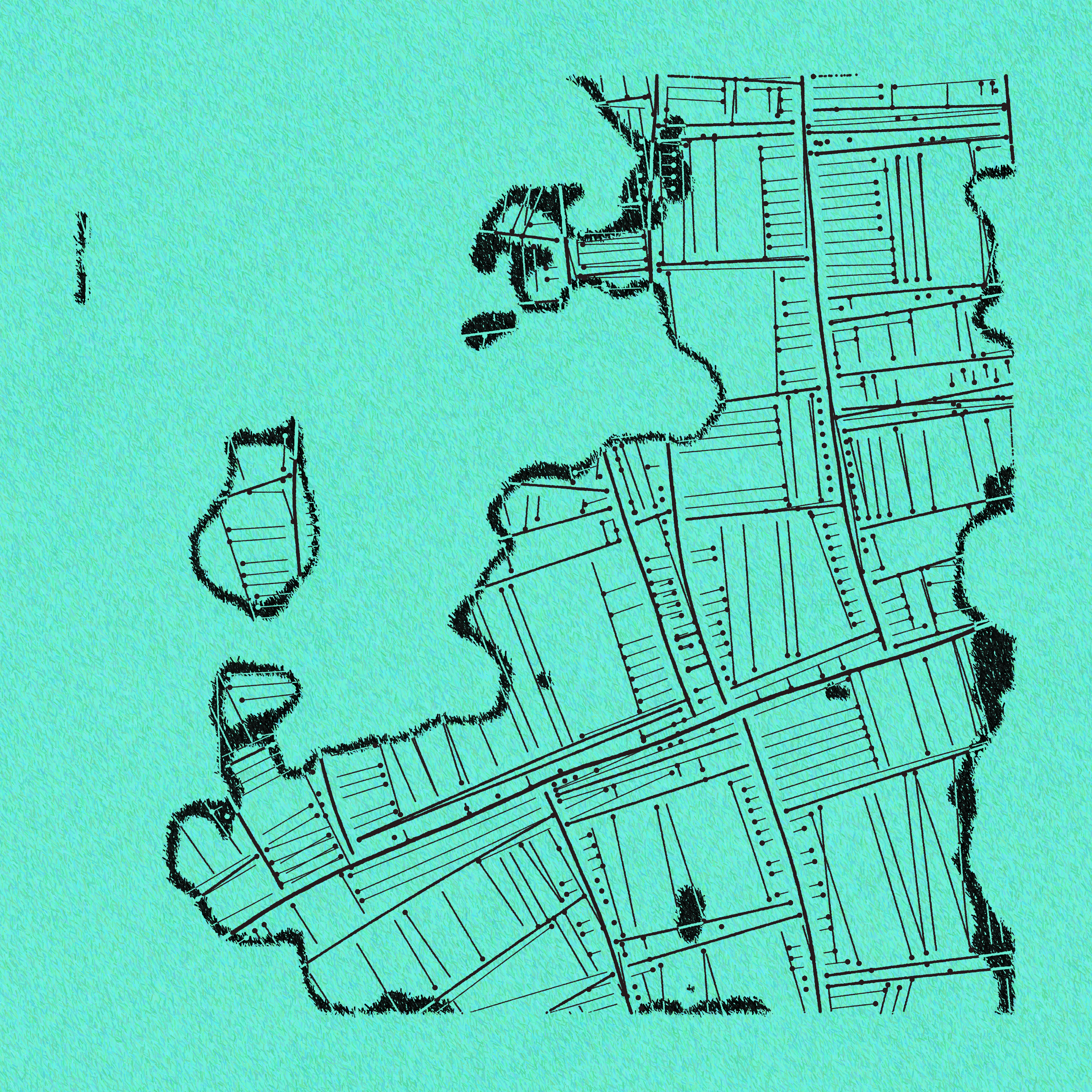 Art Blocks - Art Blocks v2 - Maps of Nothing #624 - NFT # 316000624