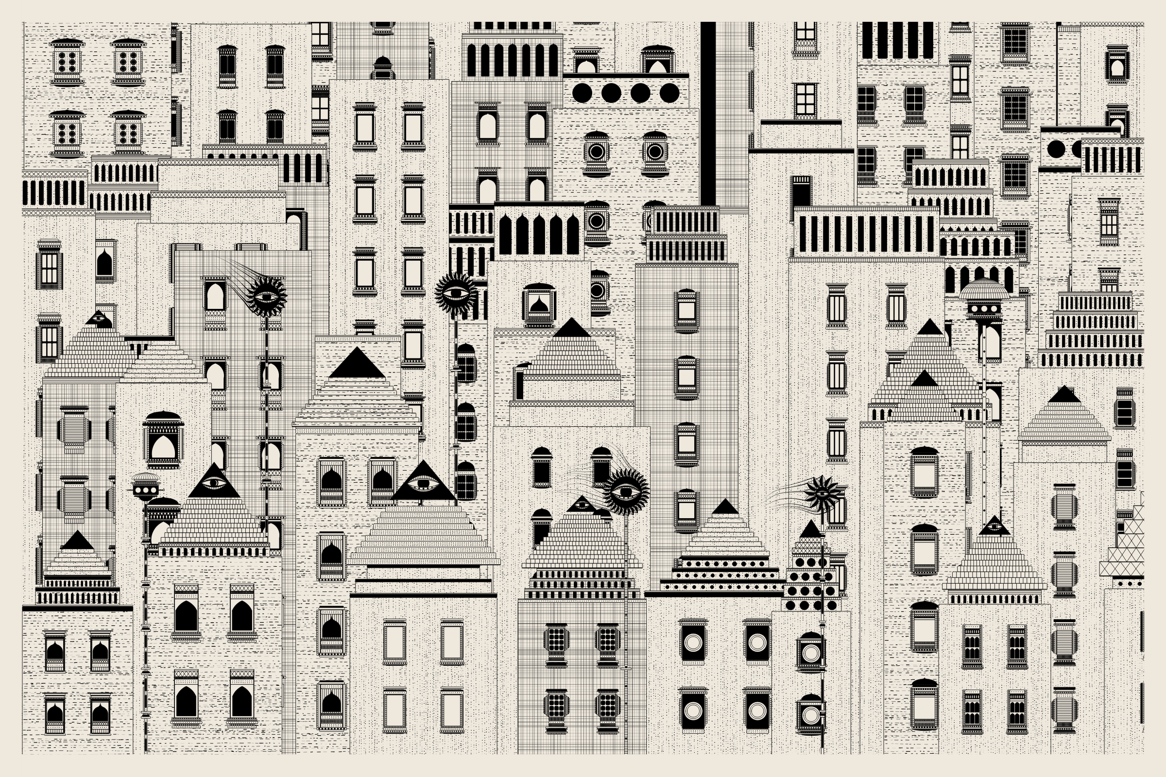 Art Blocks - Art Blocks v2 - Alan Ki Aankhen #0 - NFT # 333000000