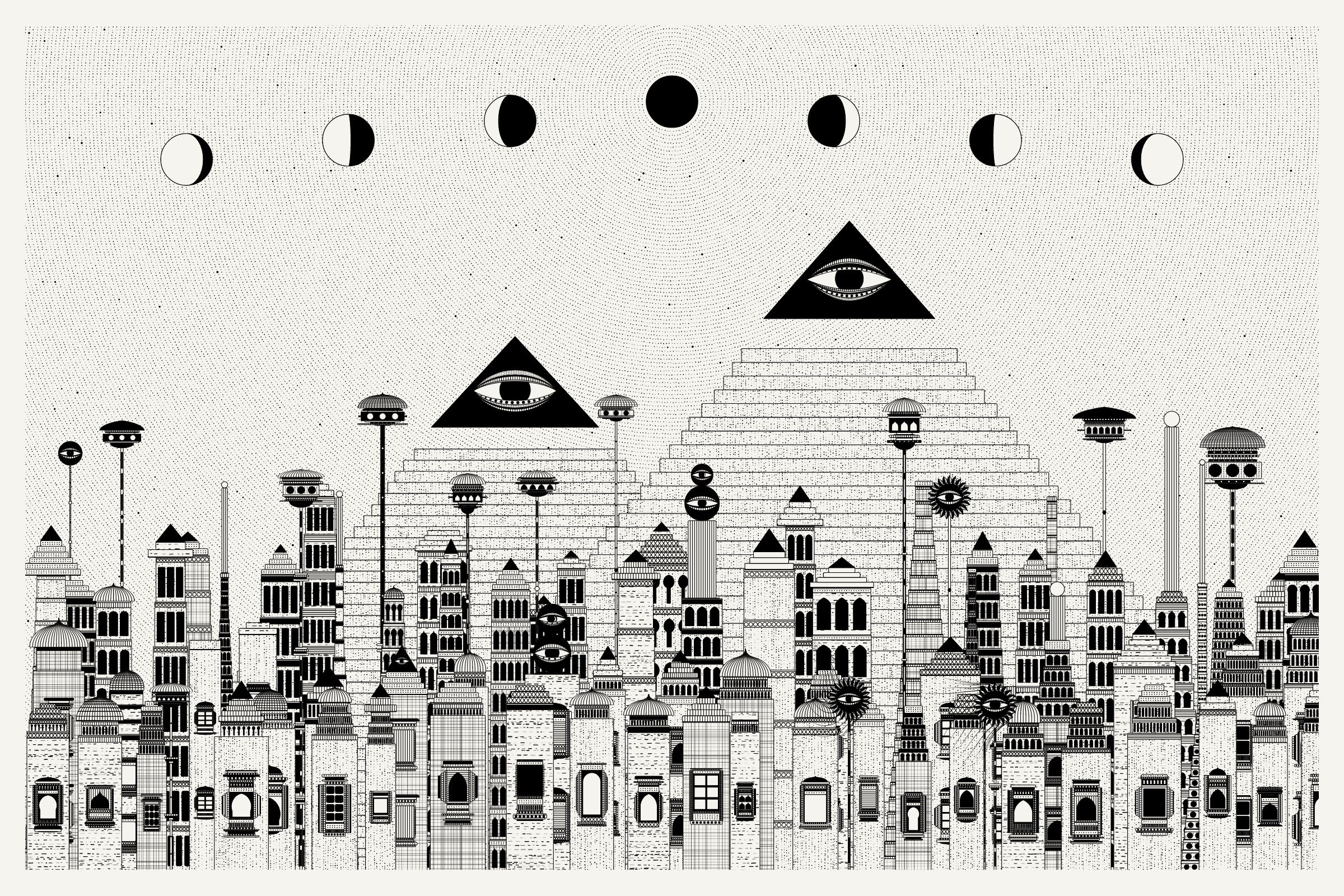 Art Blocks - Art Blocks v2 - Alan Ki Aankhen #3 - NFT # 333000003