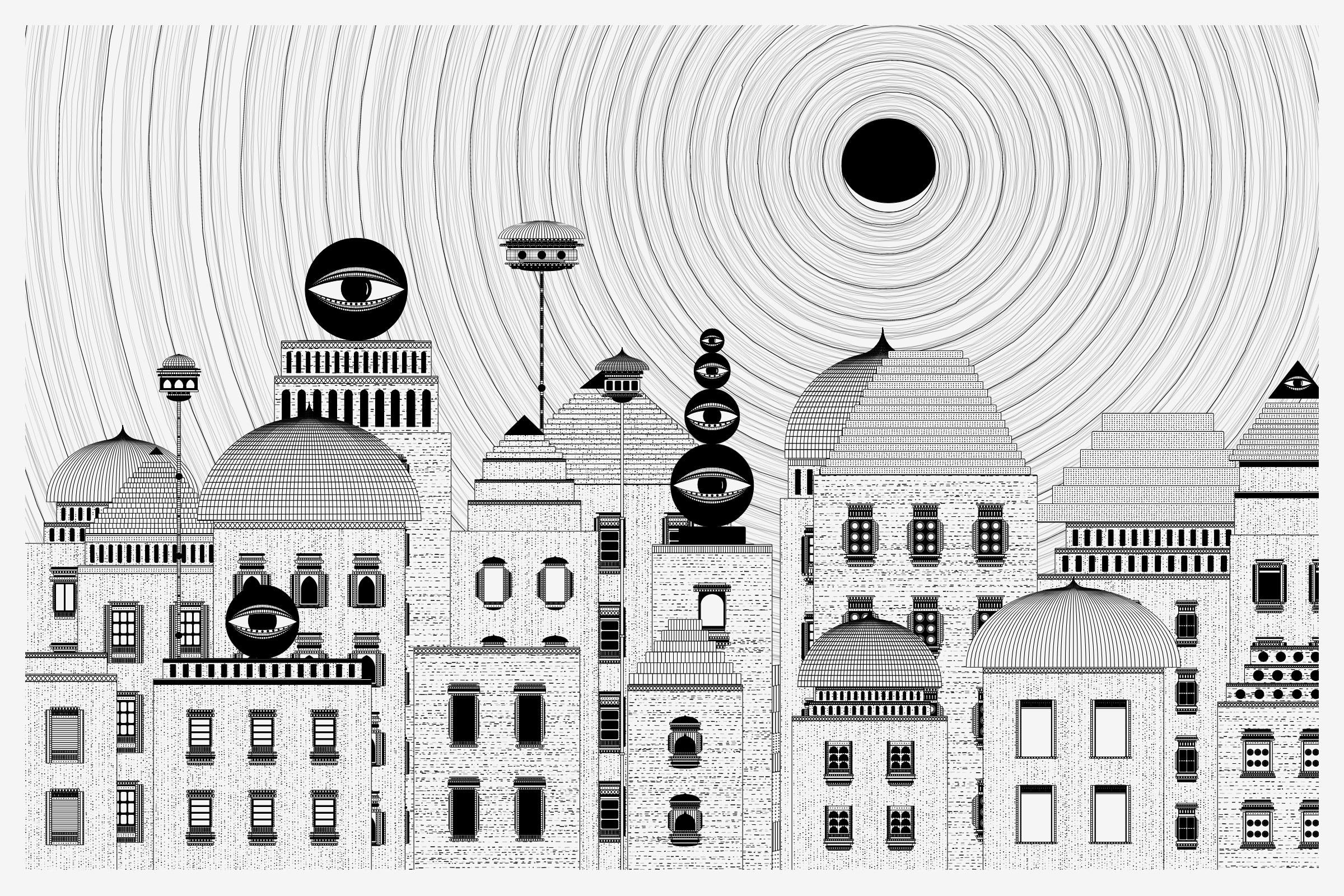 Art Blocks - Art Blocks v2 - Alan Ki Aankhen #5 - NFT # 333000005