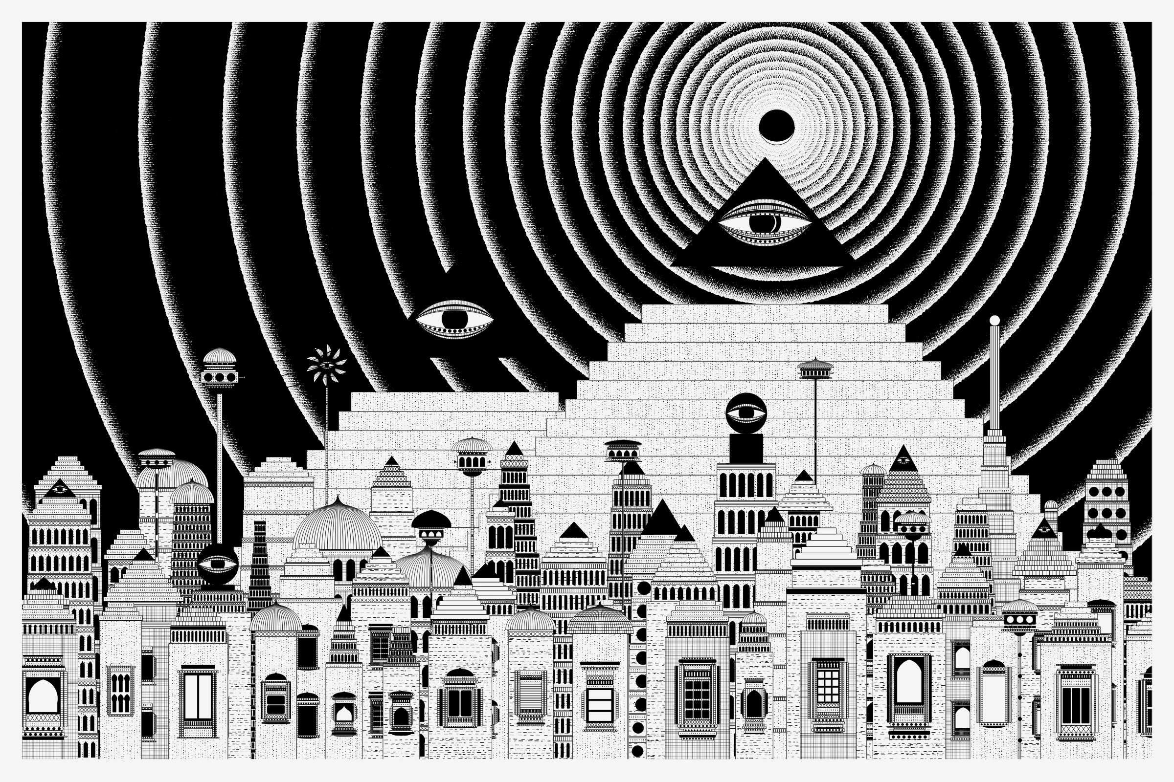 Art Blocks - Art Blocks v2 - Alan Ki Aankhen #7 - NFT # 333000007