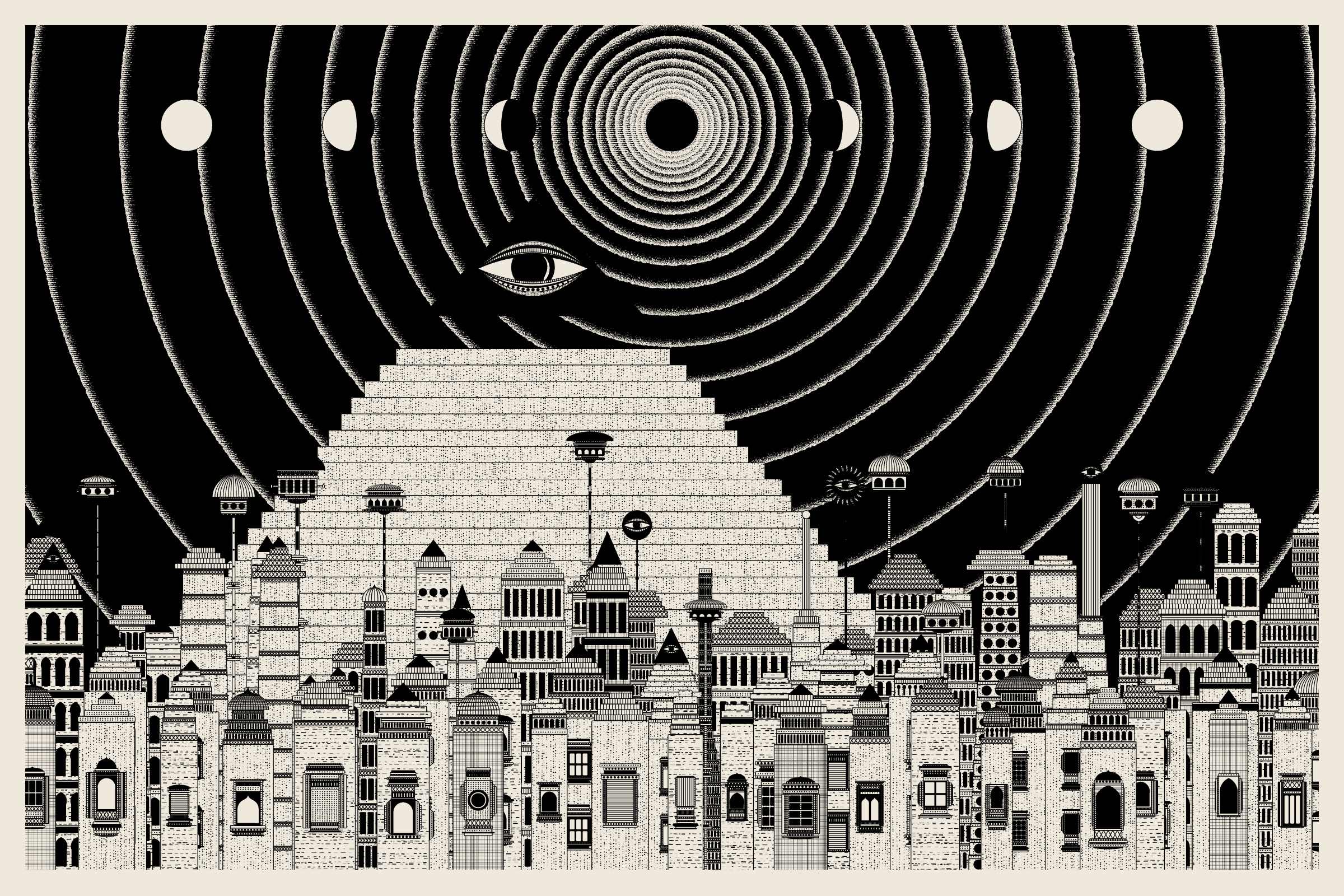 Art Blocks - Art Blocks v2 - Alan Ki Aankhen #9 - NFT # 333000009