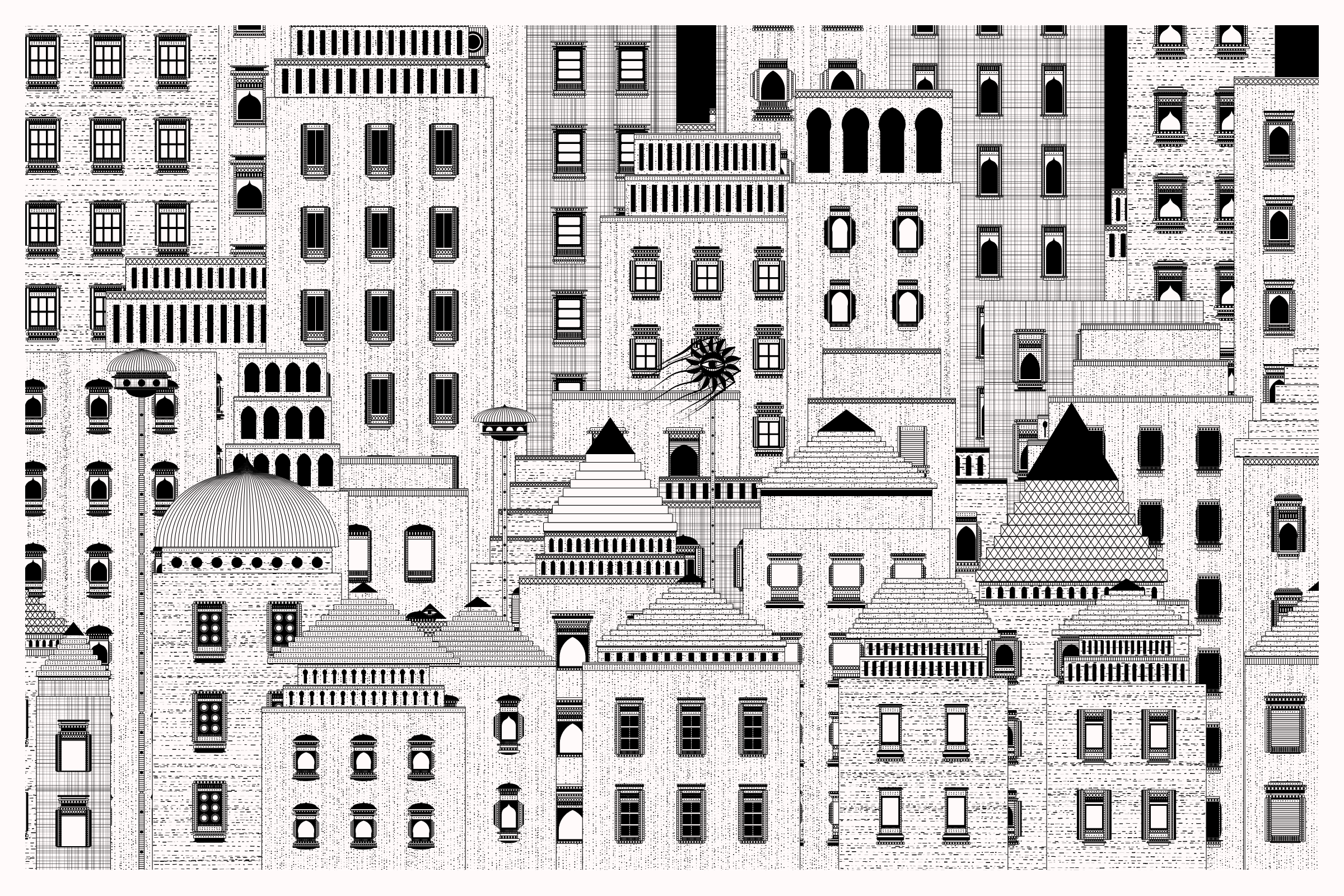 Art Blocks - Art Blocks v2 - Alan Ki Aankhen #12 - NFT # 333000012