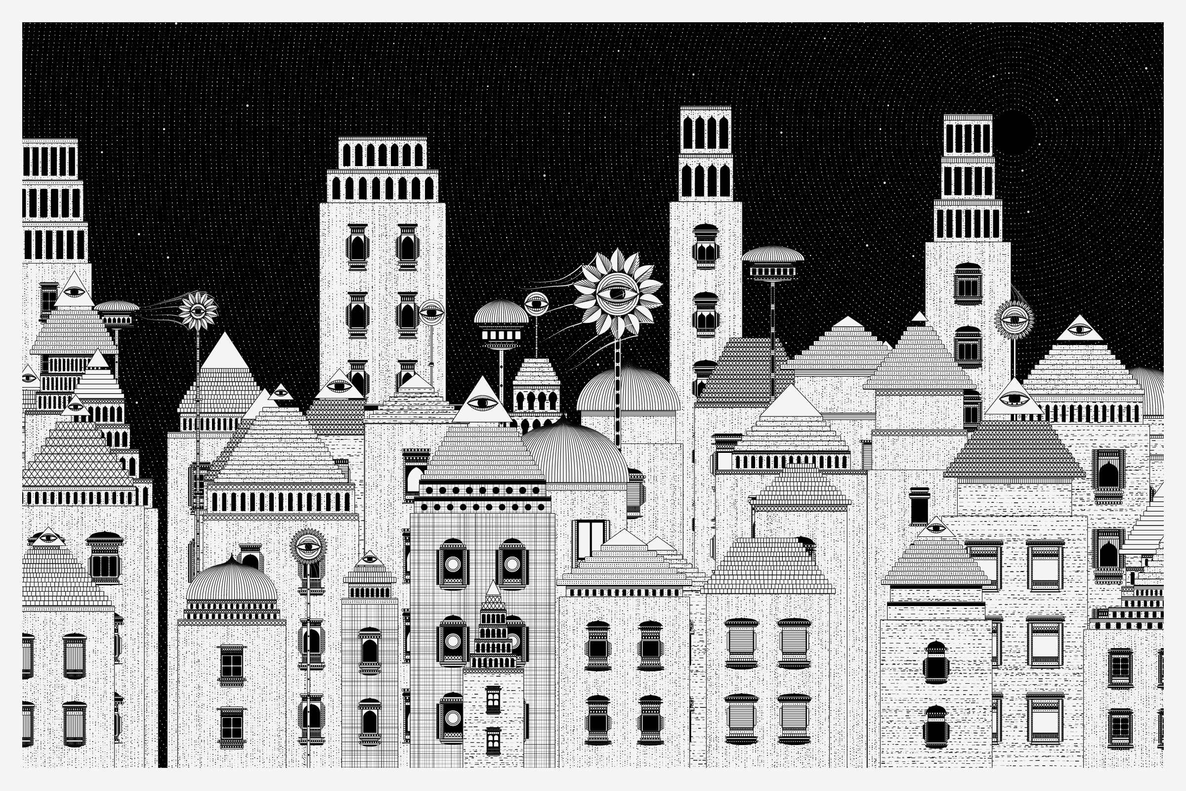 Art Blocks - Art Blocks v2 - Alan Ki Aankhen #19 - NFT # 333000019