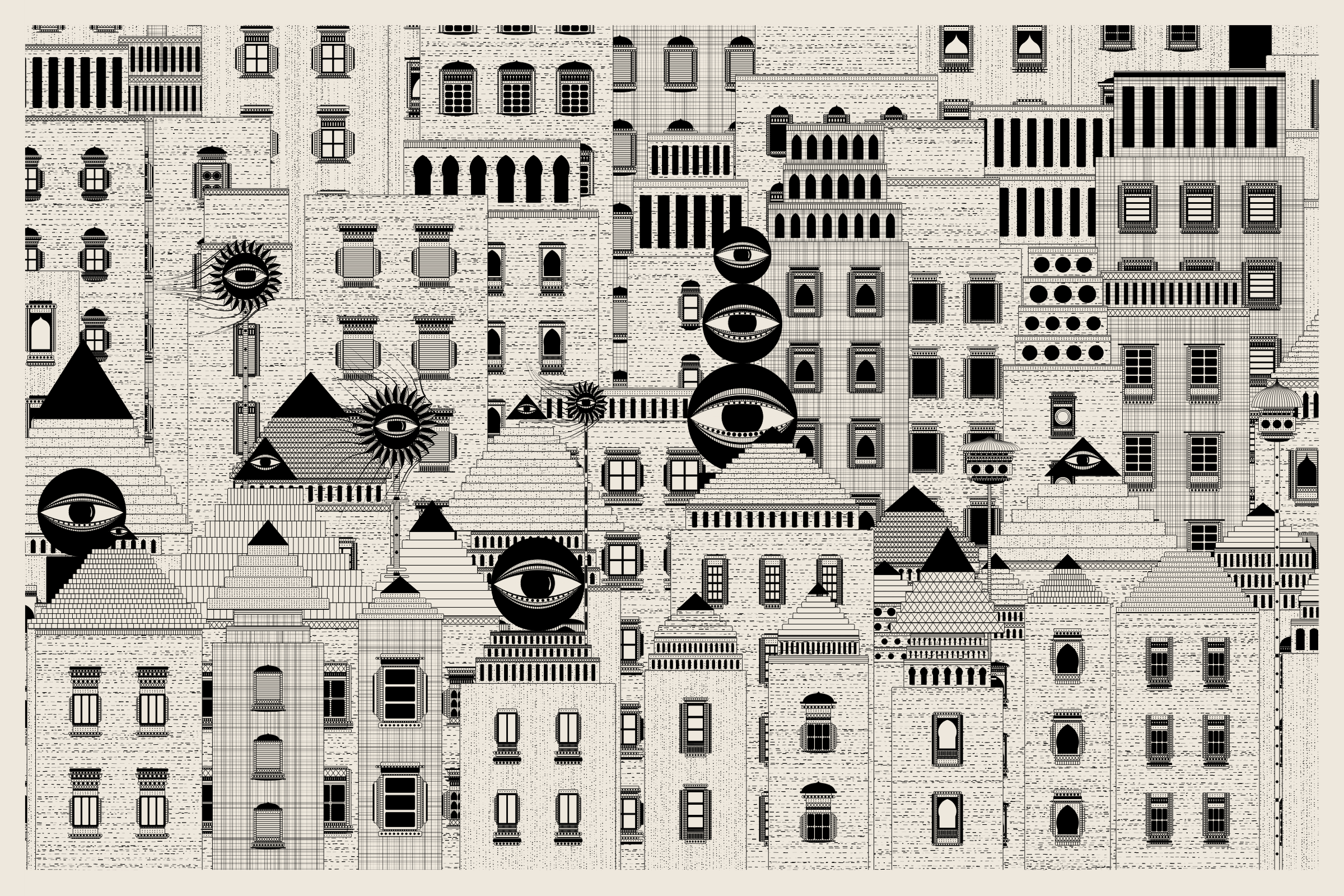 Art Blocks - Art Blocks v2 - Alan Ki Aankhen #22 - NFT # 333000022