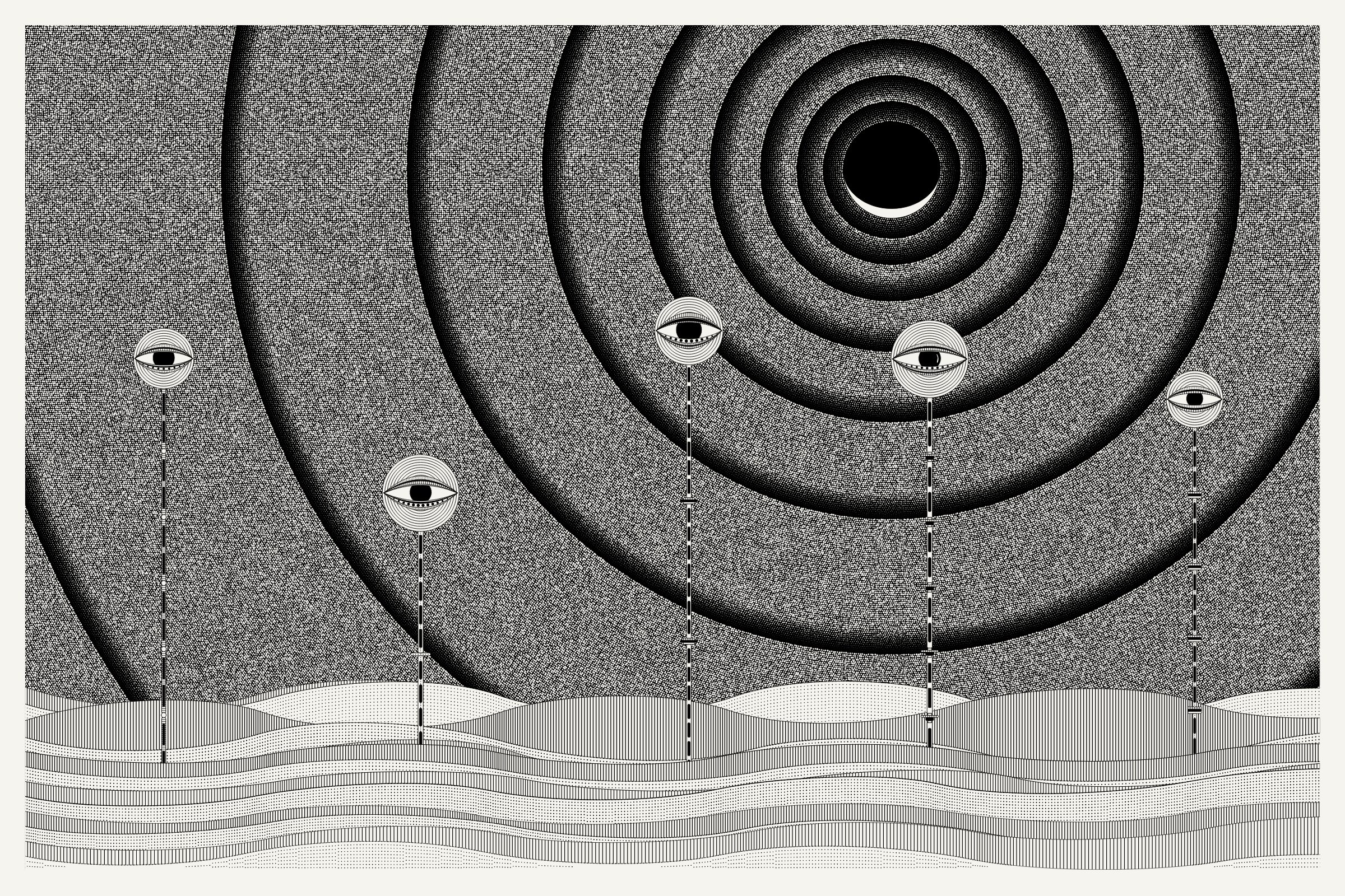 Art Blocks - Art Blocks v2 - Alan Ki Aankhen #23 - NFT # 333000023