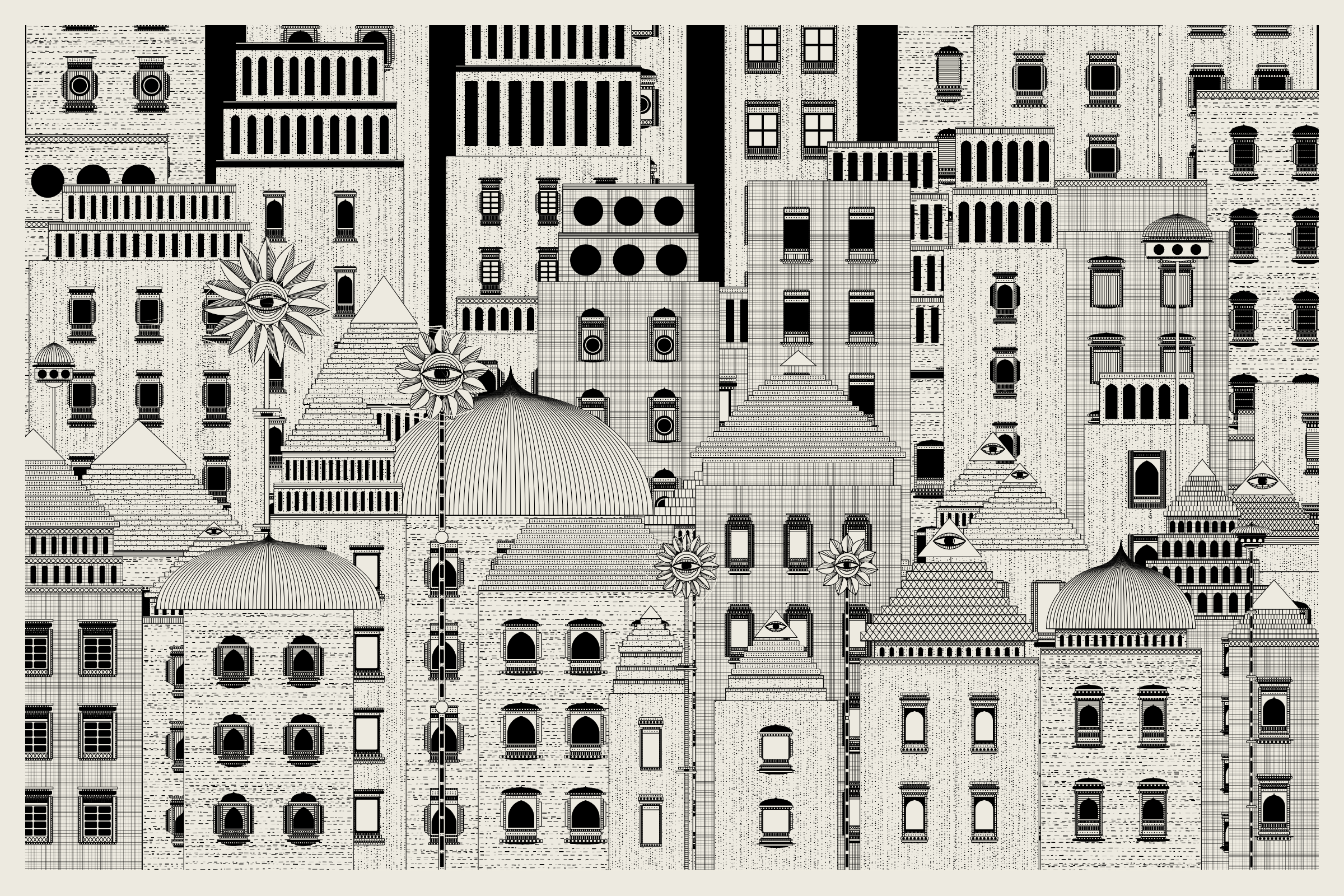 Art Blocks - Art Blocks v2 - Alan Ki Aankhen #26 - NFT # 333000026