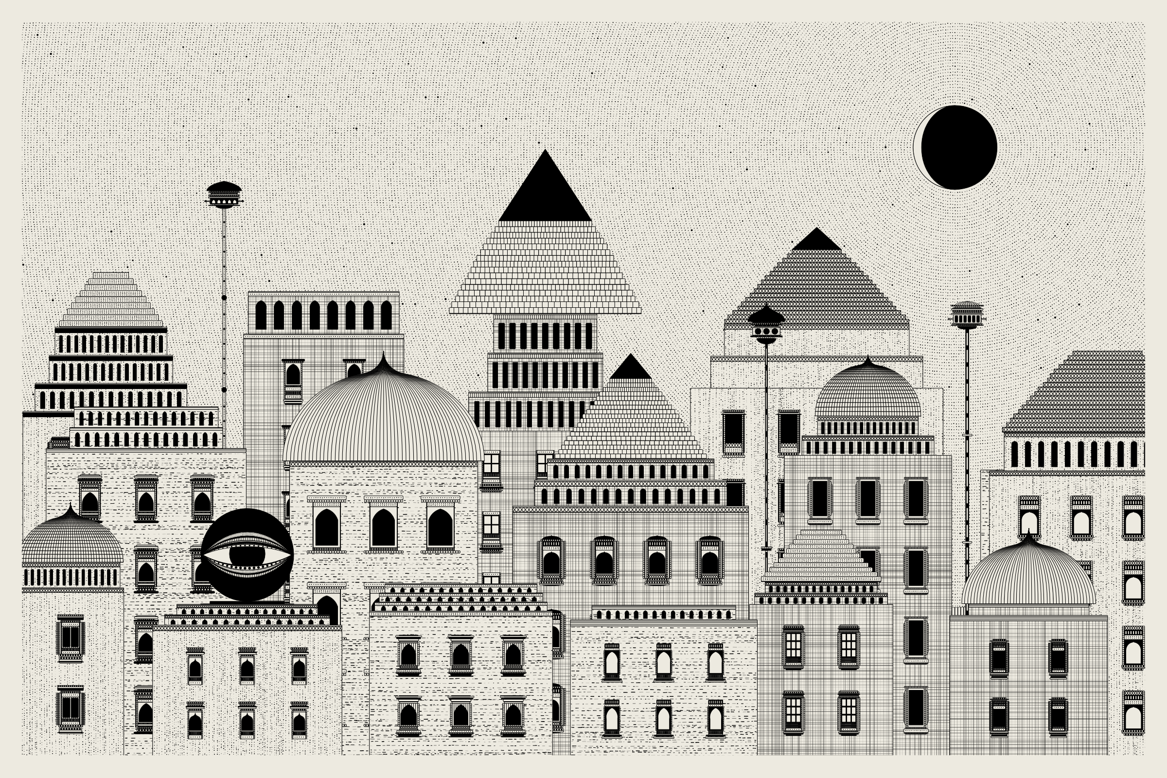 Art Blocks - Art Blocks v2 - Alan Ki Aankhen #33 - NFT # 333000033