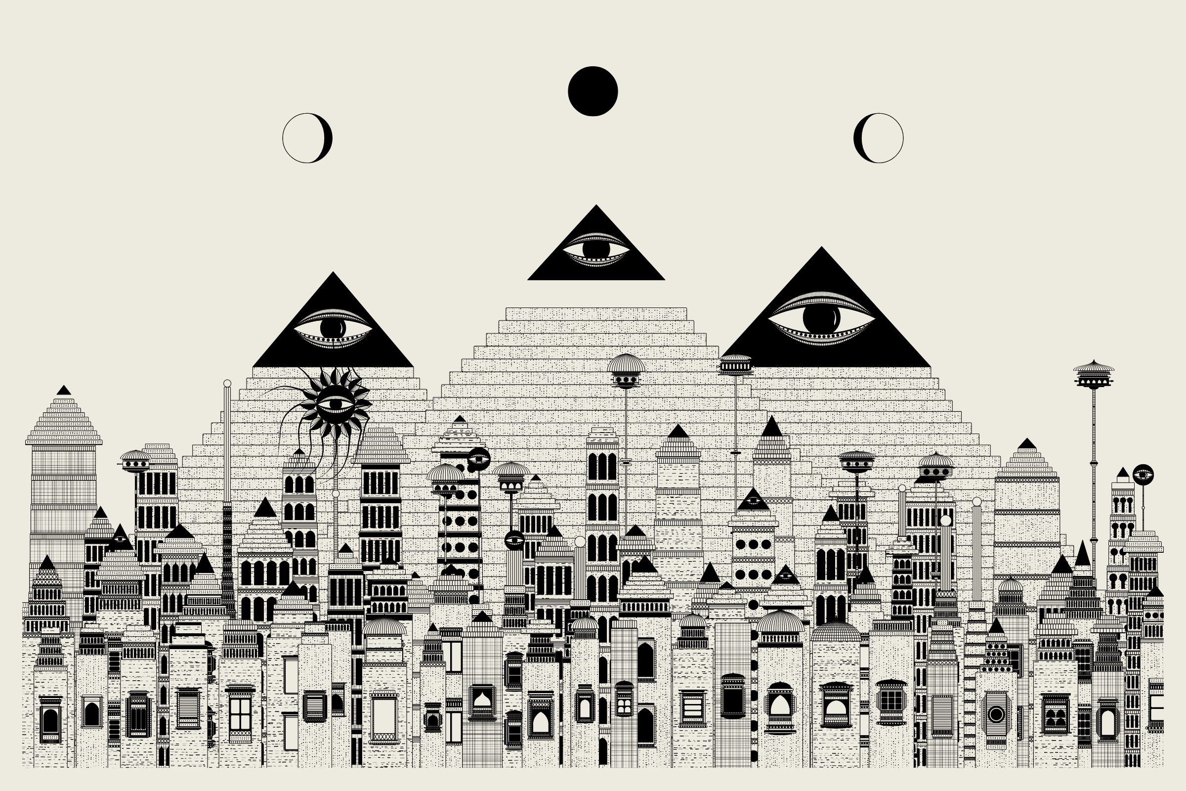 Art Blocks - Art Blocks v2 - Alan Ki Aankhen #38 - NFT # 333000038