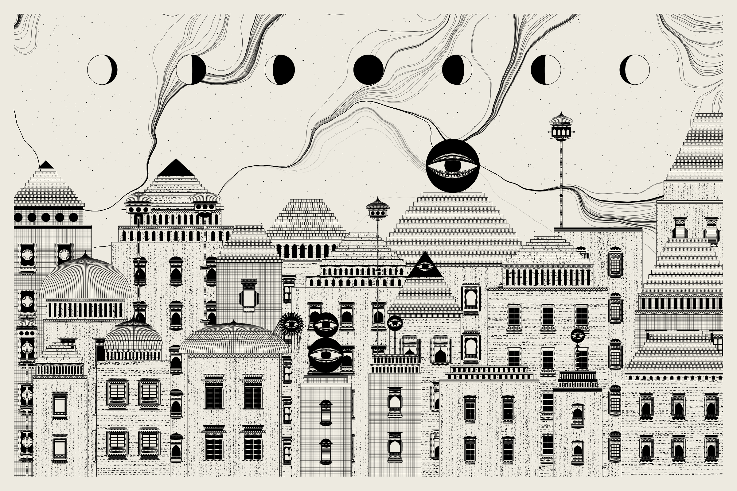 Art Blocks - Art Blocks v2 - Alan Ki Aankhen #42 - NFT # 333000042