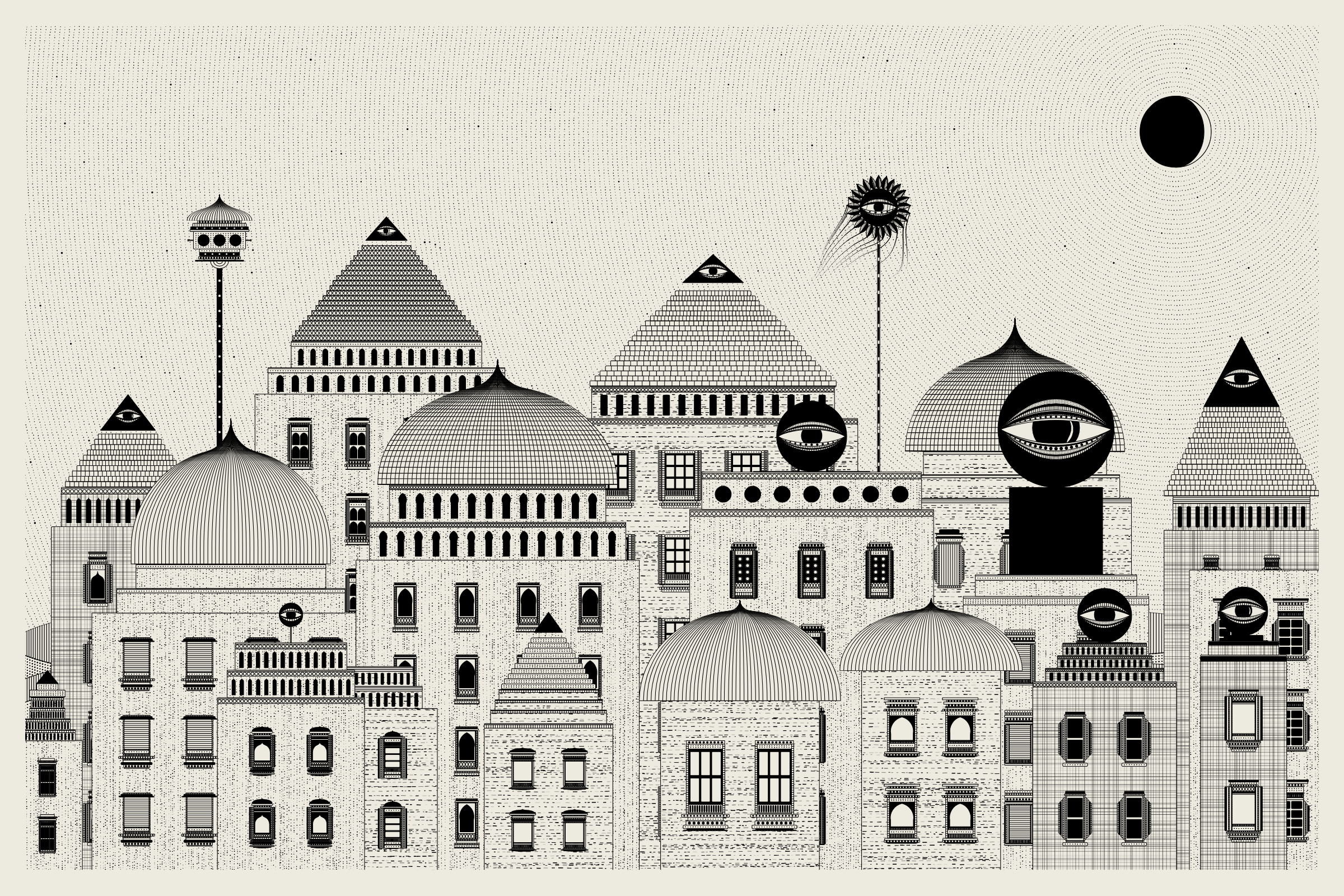 Art Blocks - Art Blocks v2 - Alan Ki Aankhen #47 - NFT # 333000047