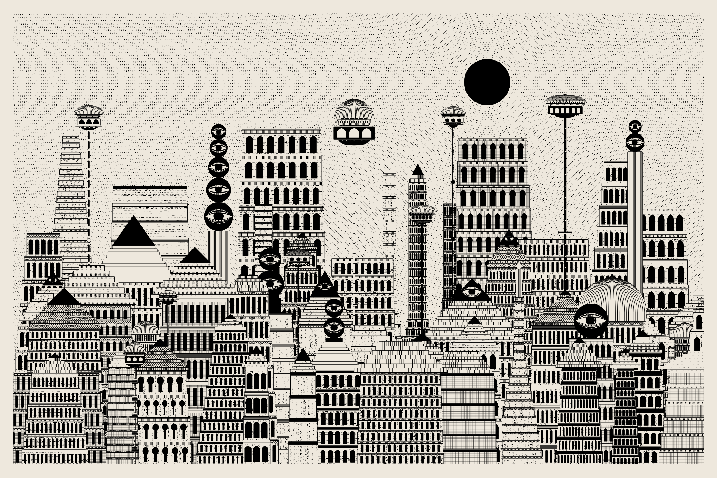 Art Blocks - Art Blocks v2 - Alan Ki Aankhen #51 - NFT # 333000051