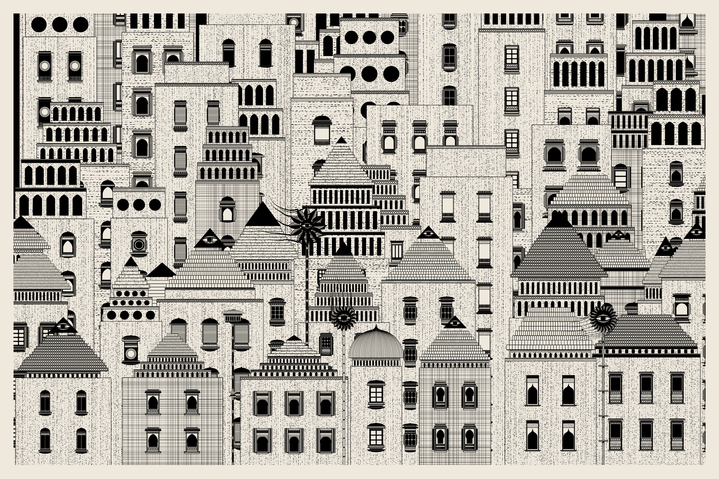 Art Blocks - Art Blocks v2 - Alan Ki Aankhen #52 - NFT # 333000052