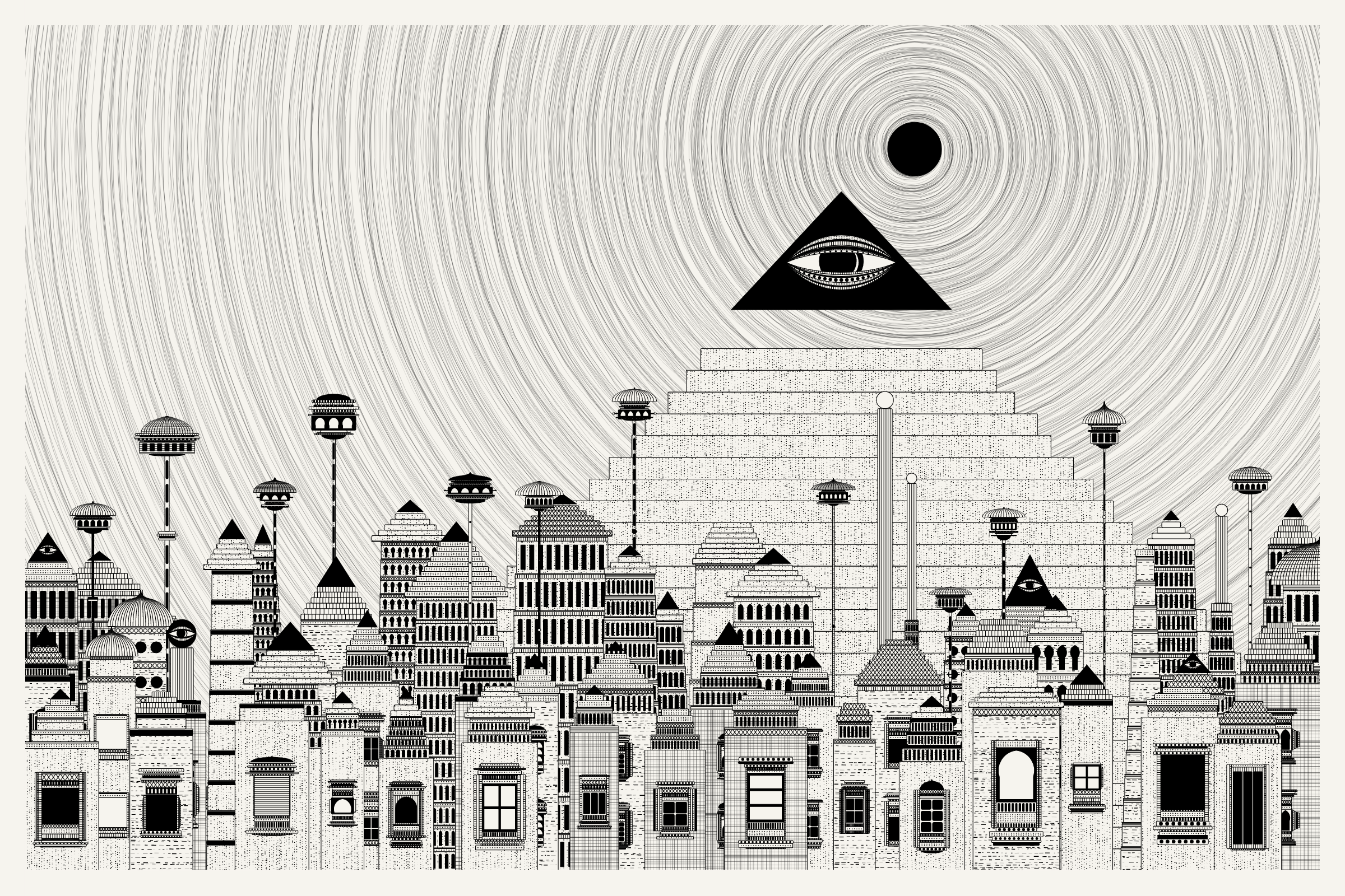 Art Blocks - Art Blocks v2 - Alan Ki Aankhen #57 - NFT # 333000057