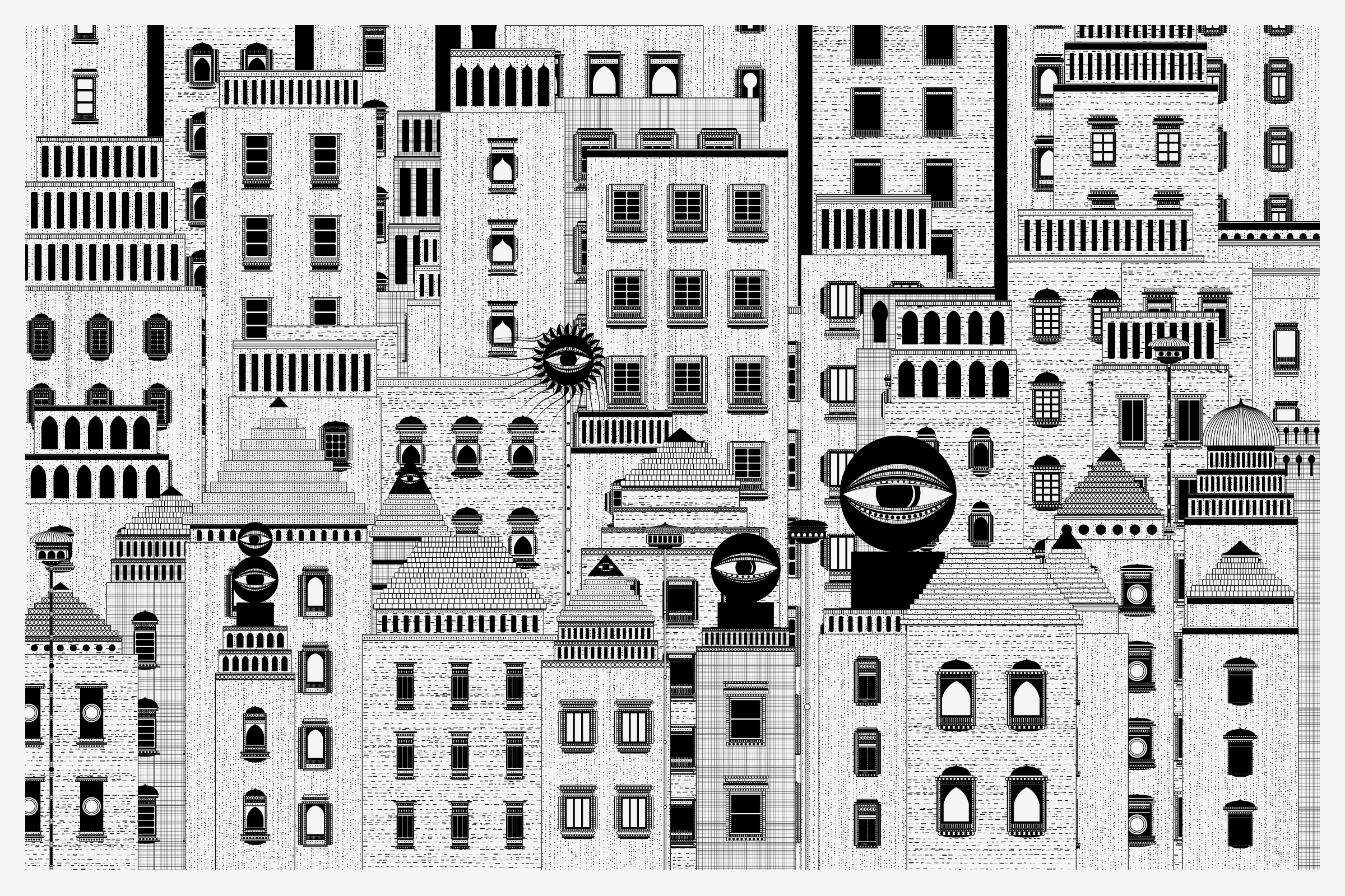 Art Blocks - Art Blocks v2 - Alan Ki Aankhen #58 - NFT # 333000058