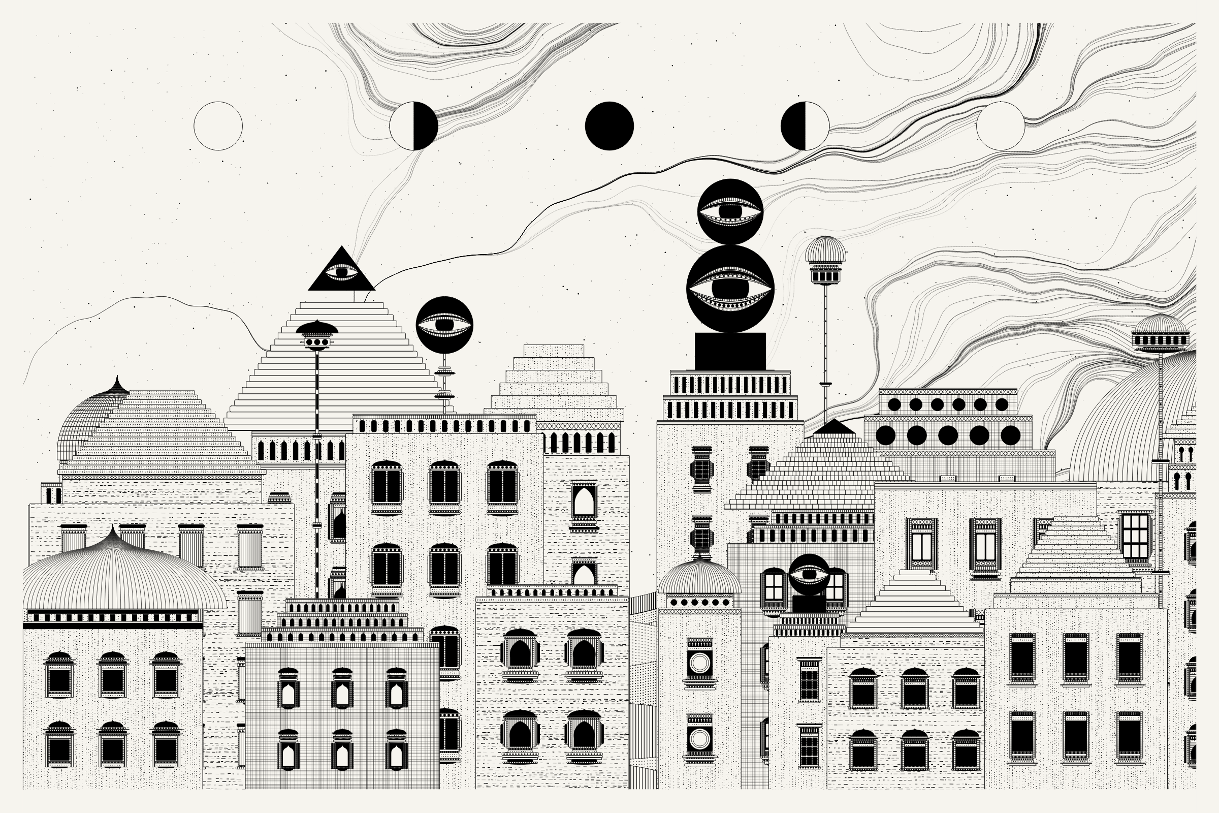 Art Blocks - Art Blocks v2 - Alan Ki Aankhen #59 - NFT # 333000059