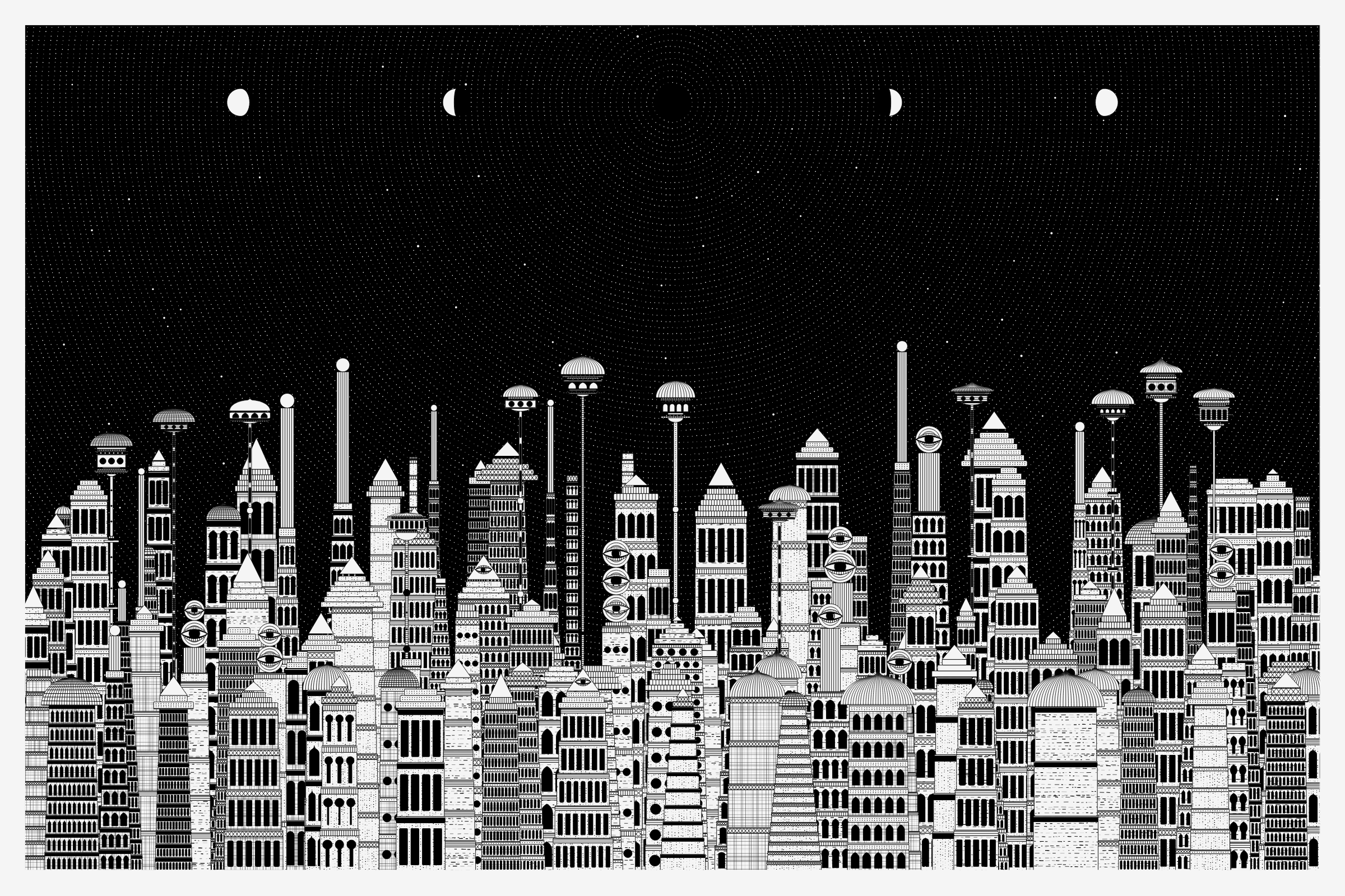 Art Blocks - Art Blocks v2 - Alan Ki Aankhen #60 - NFT # 333000060