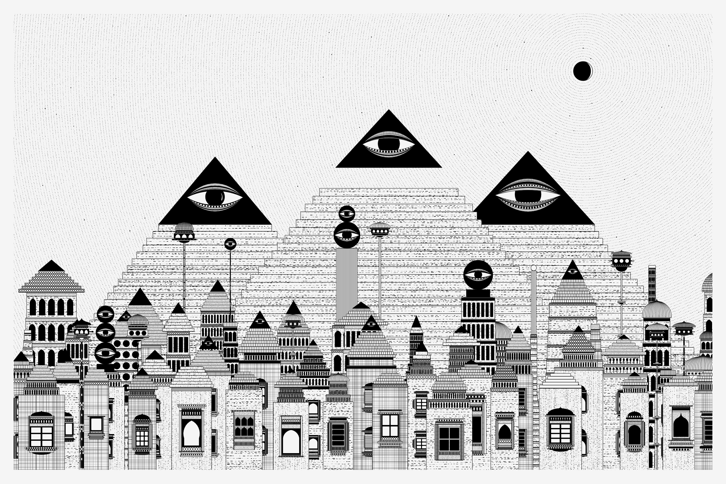 Art Blocks - Art Blocks v2 - Alan Ki Aankhen #61 - NFT # 333000061