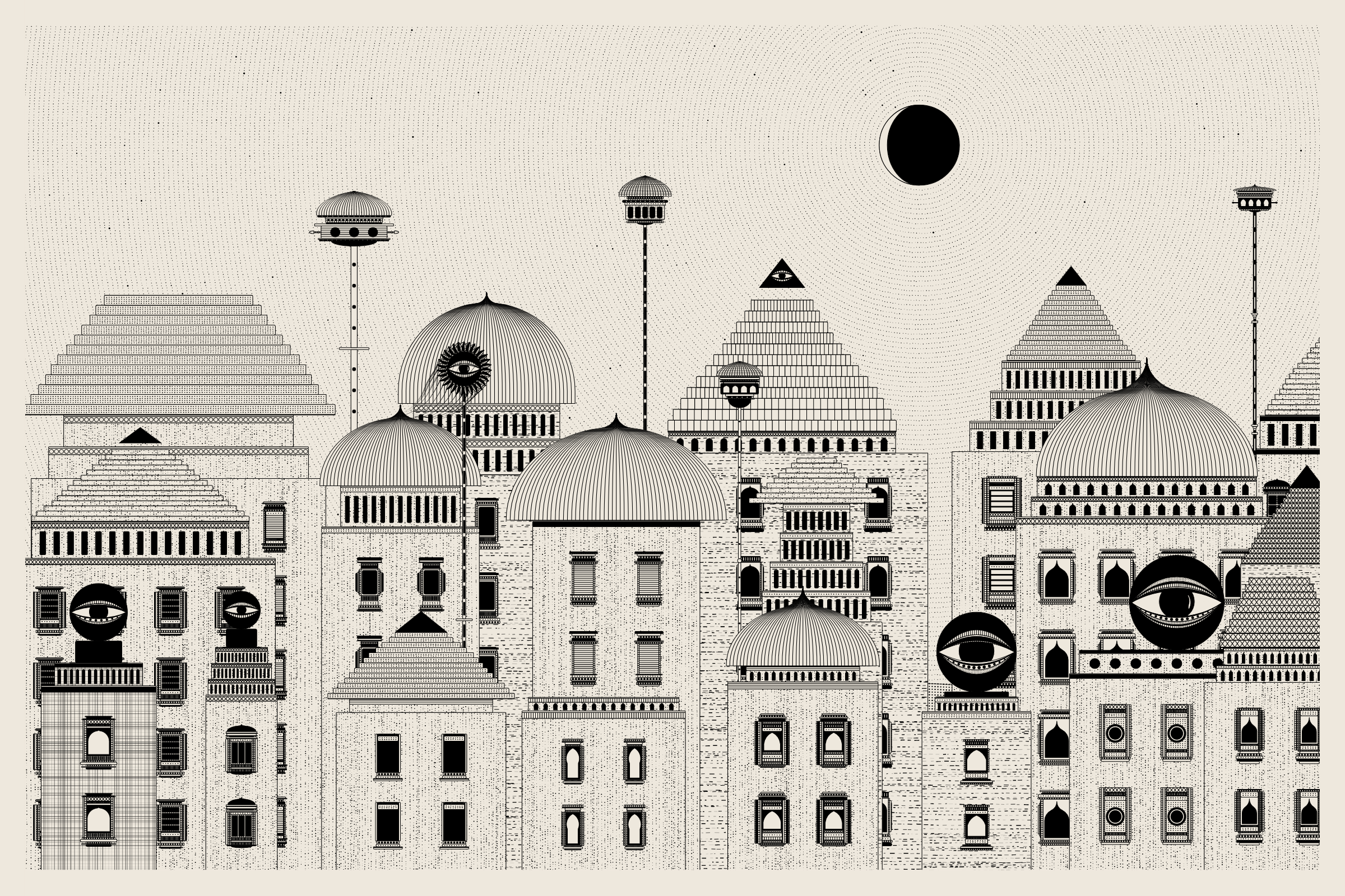 Art Blocks - Art Blocks v2 - Alan Ki Aankhen #64 - NFT # 333000064