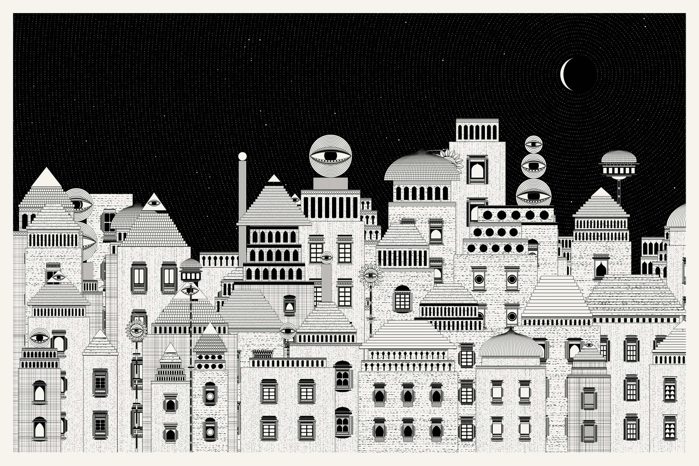 Art Blocks - Art Blocks v2 - Alan Ki Aankhen #68 - NFT # 333000068